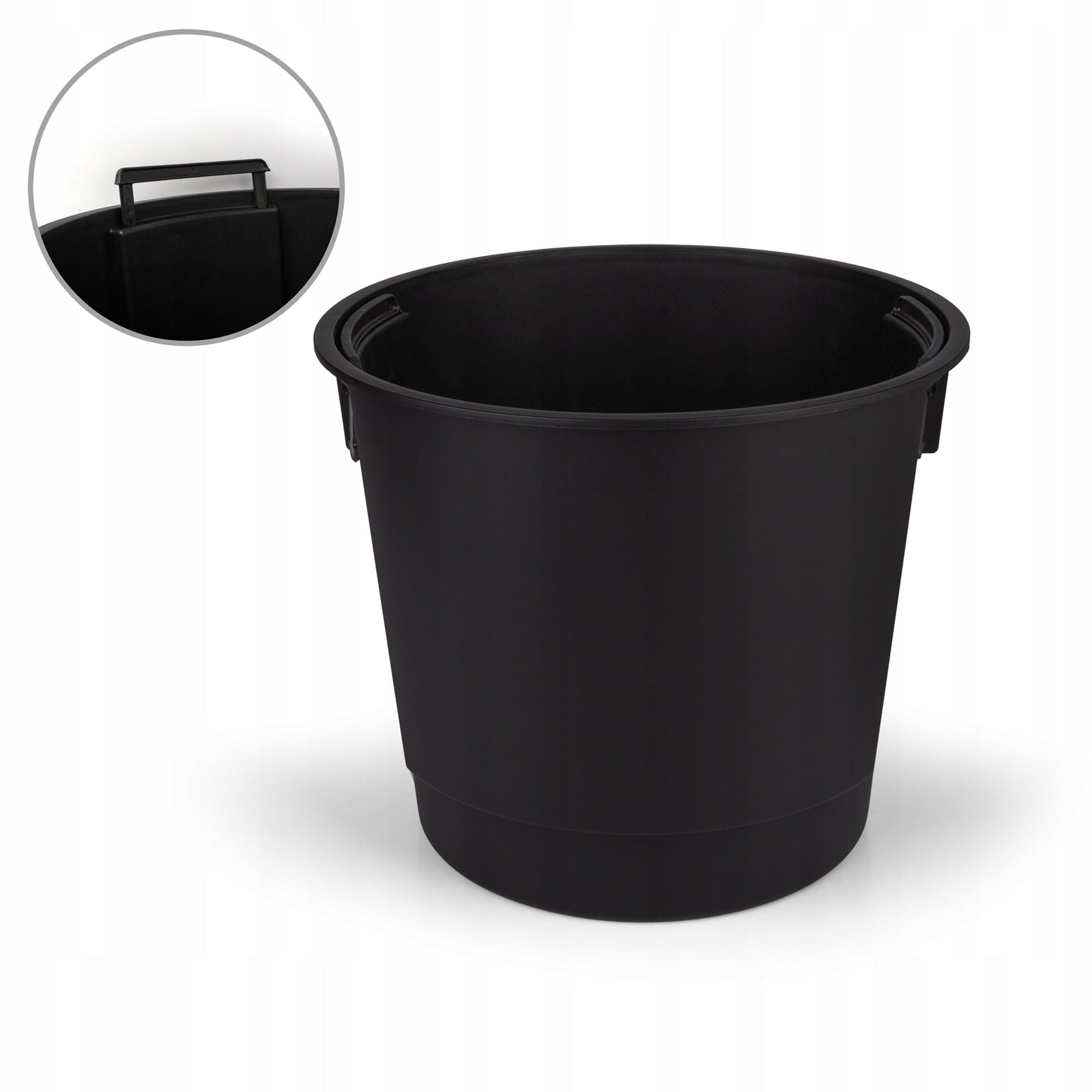 Flower Pot 47cm Large Garden Planter Frost Resistant Anthracite + Refill Packaging status original