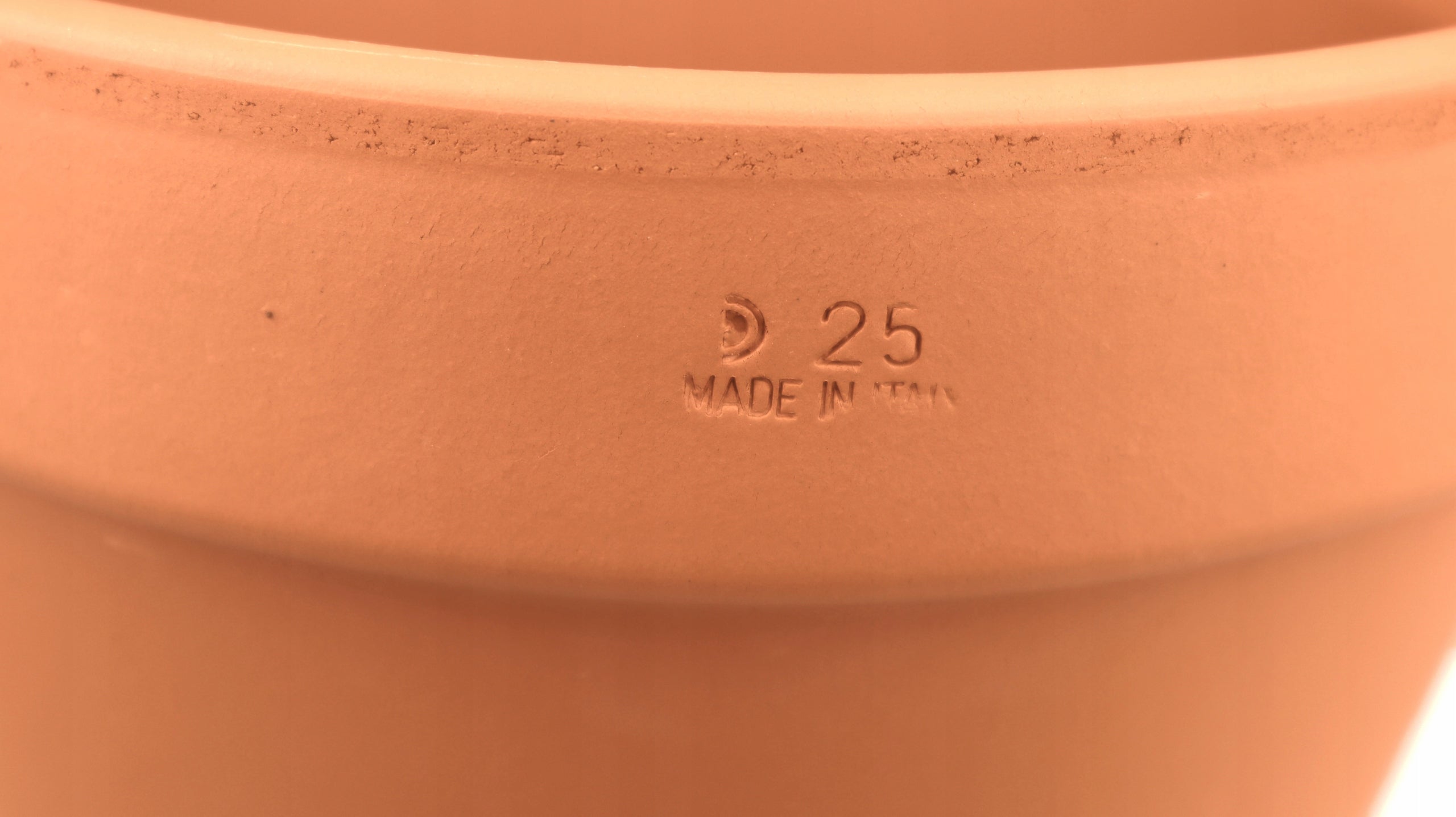Flower Pot D25cm Ceramic Clay Simple Classic Natural Terracotta Planter Material ceramic