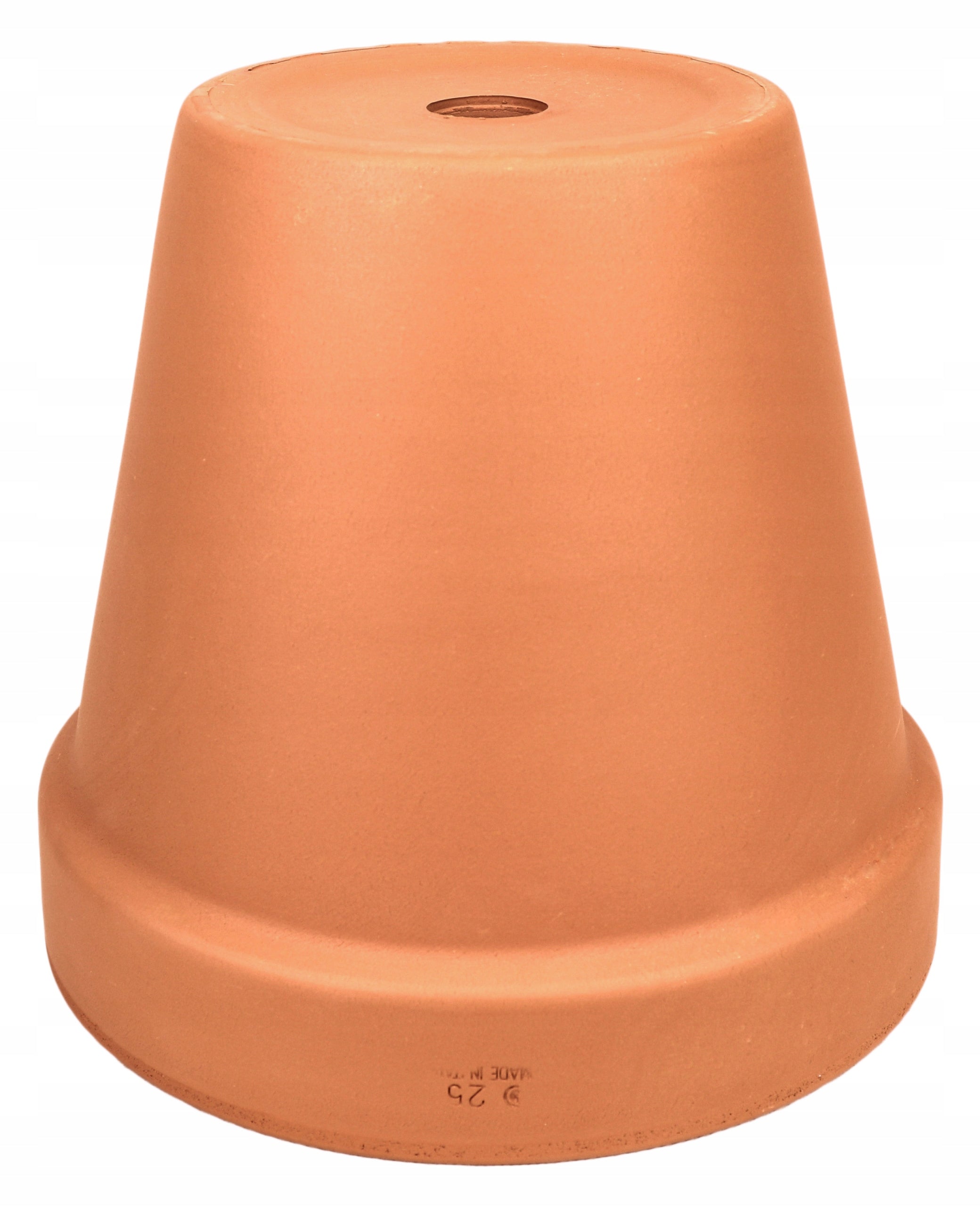Flower Pot D25cm Ceramic Clay Simple Classic Natural Terracotta Planter Product height 22.8 cm