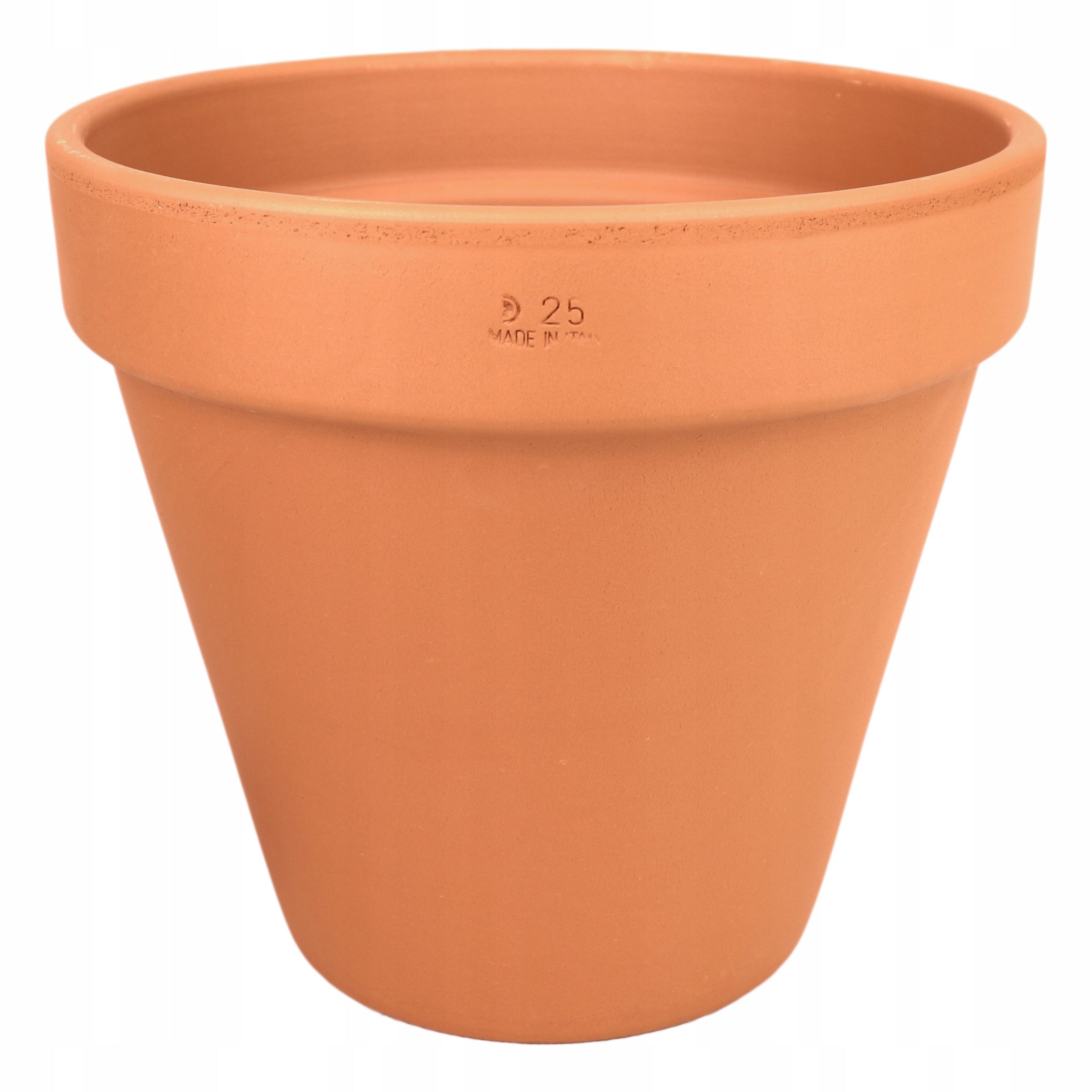 Flower Pot D25cm Ceramic Clay Simple Classic Natural Terracotta Planter