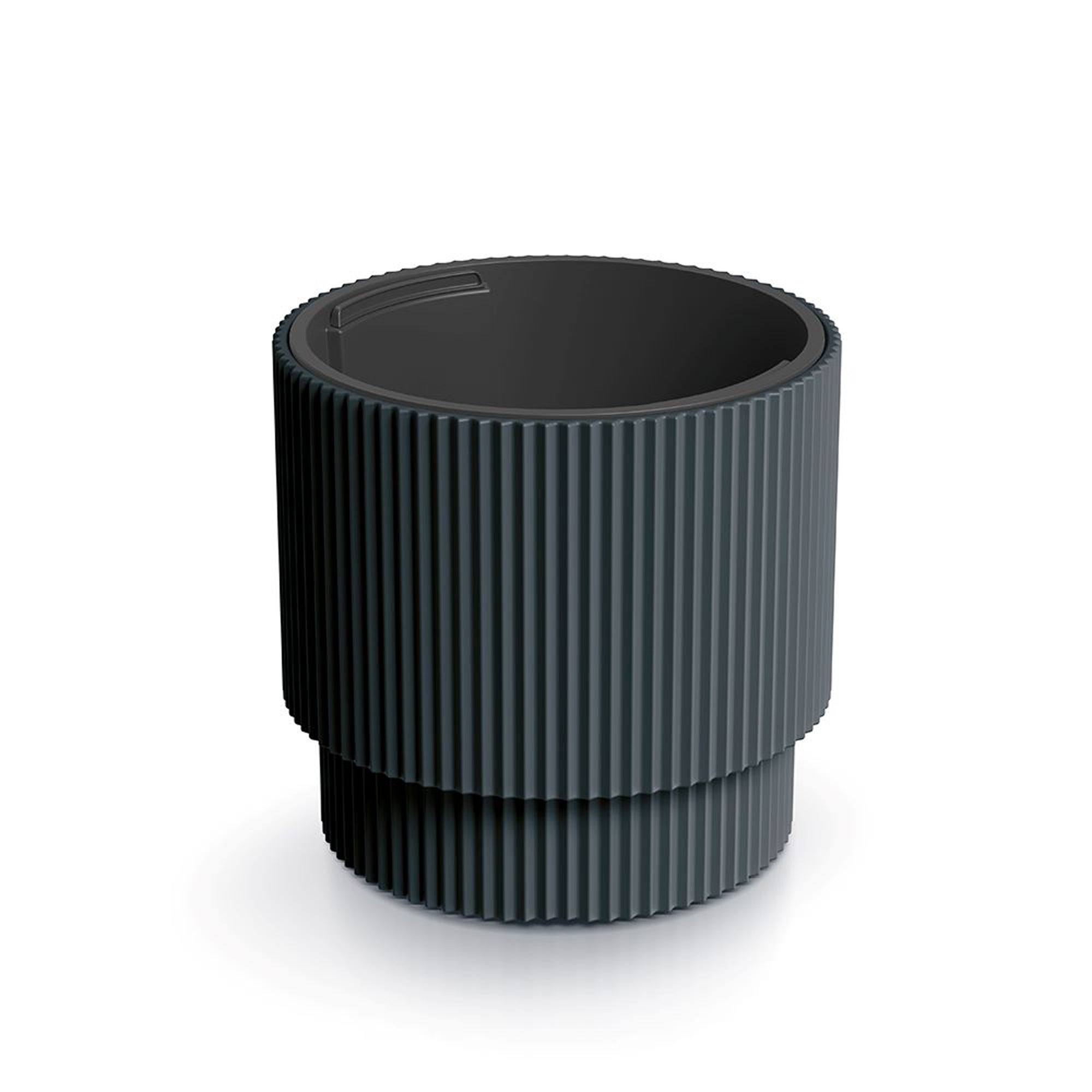 Flower Pot Round Cover DBMIN400 MILLY - 20 L anthracite