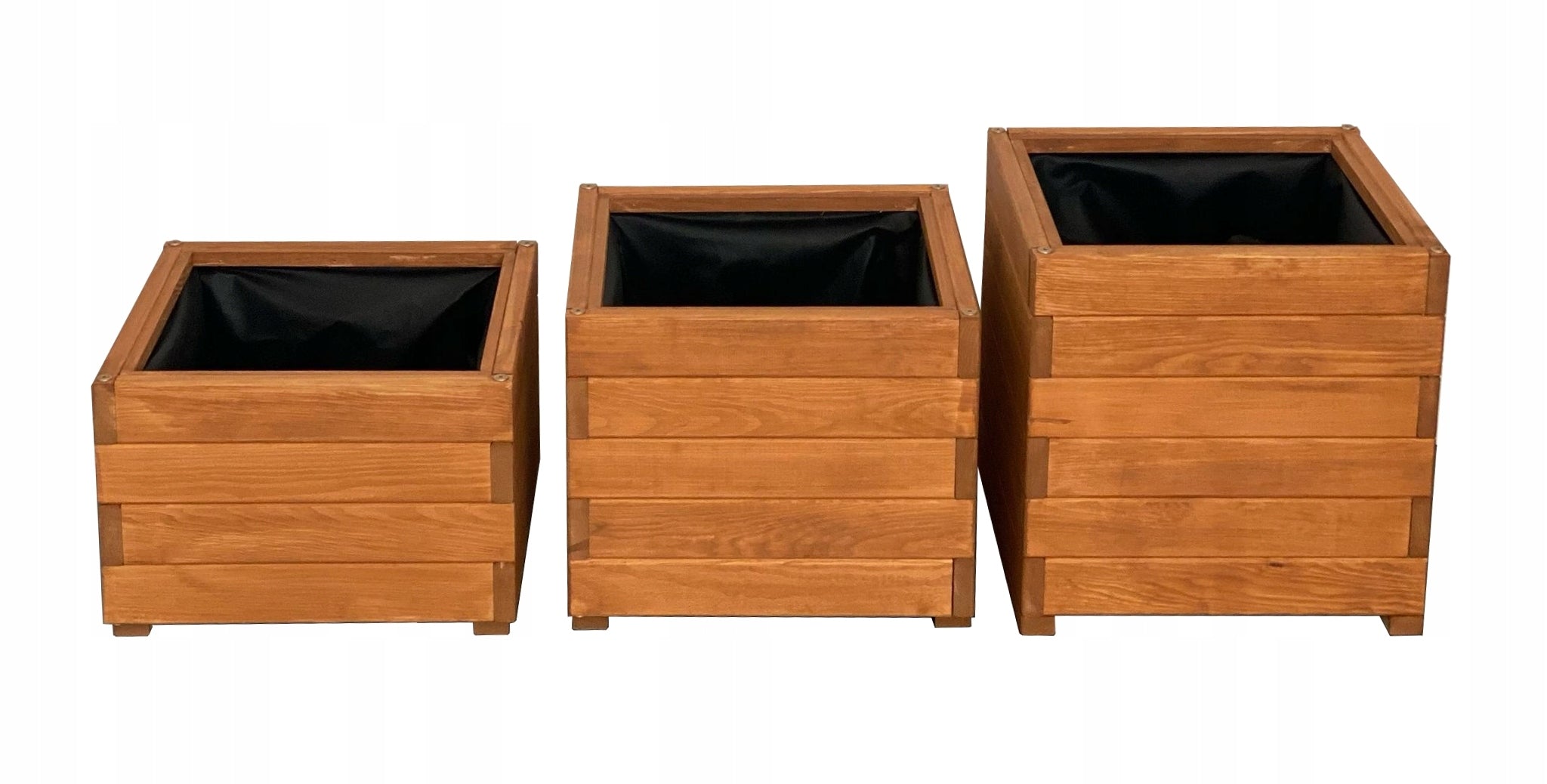 Flower Pots Wooden Teak 40 cm x 40 cm x 34 cm Shipping in full Material wood