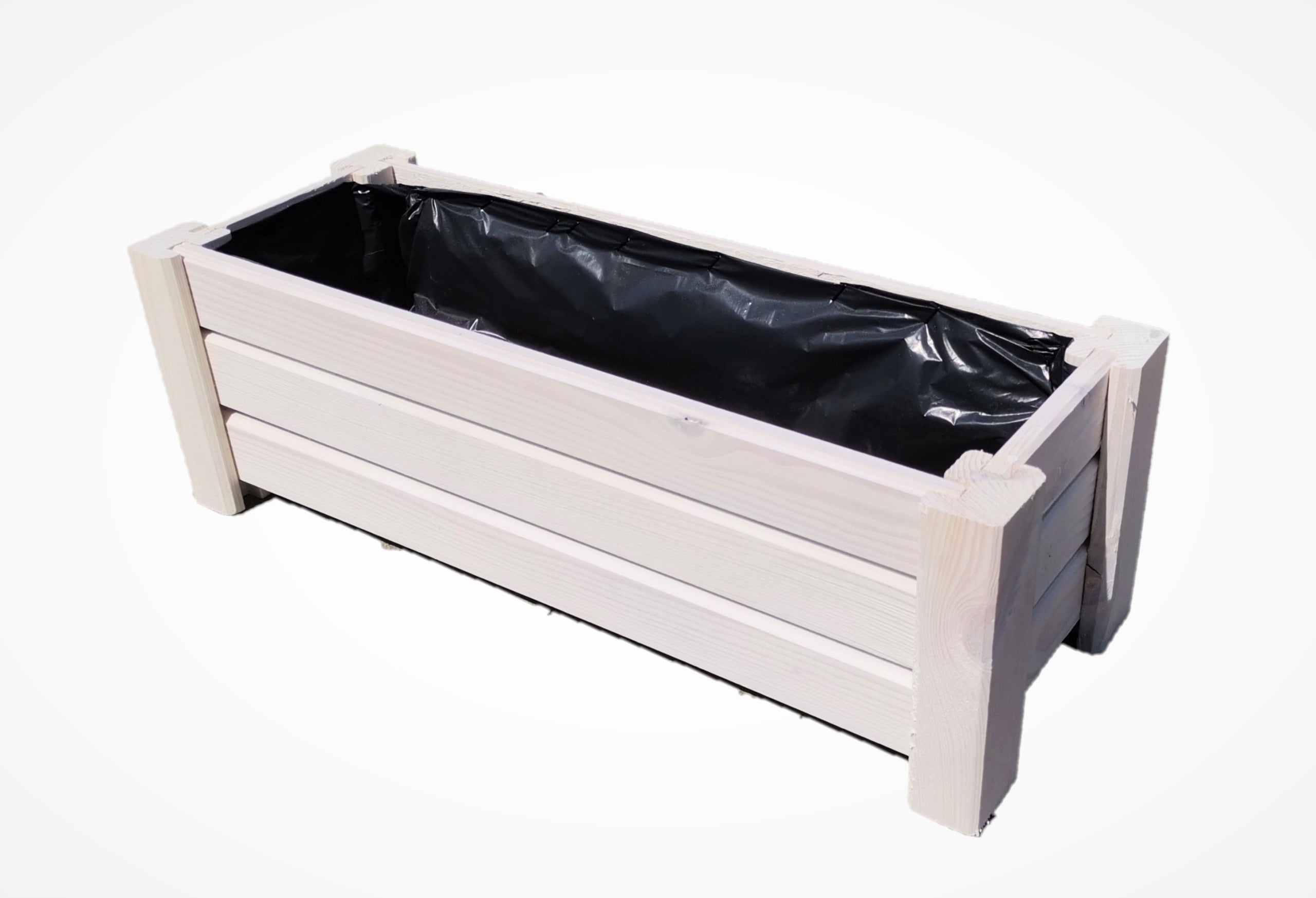 Flower box White flowerpot Freebie foil