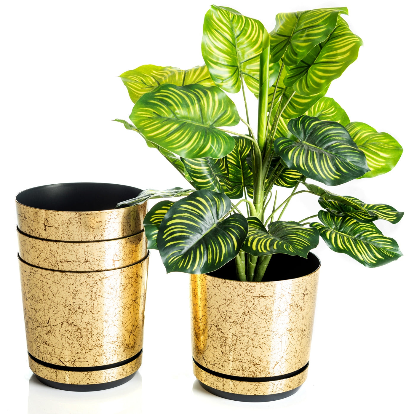 Flower pot Old gold Decor modern decorative 16cm EAN (GTIN) 5906740313026