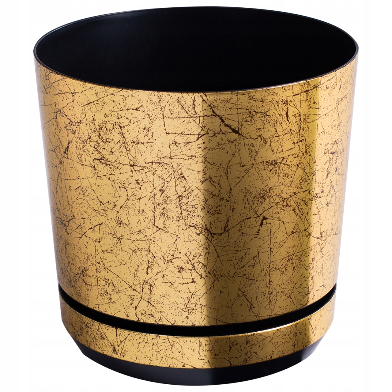 Flower pot Old gold Decor modern decorative 16cm