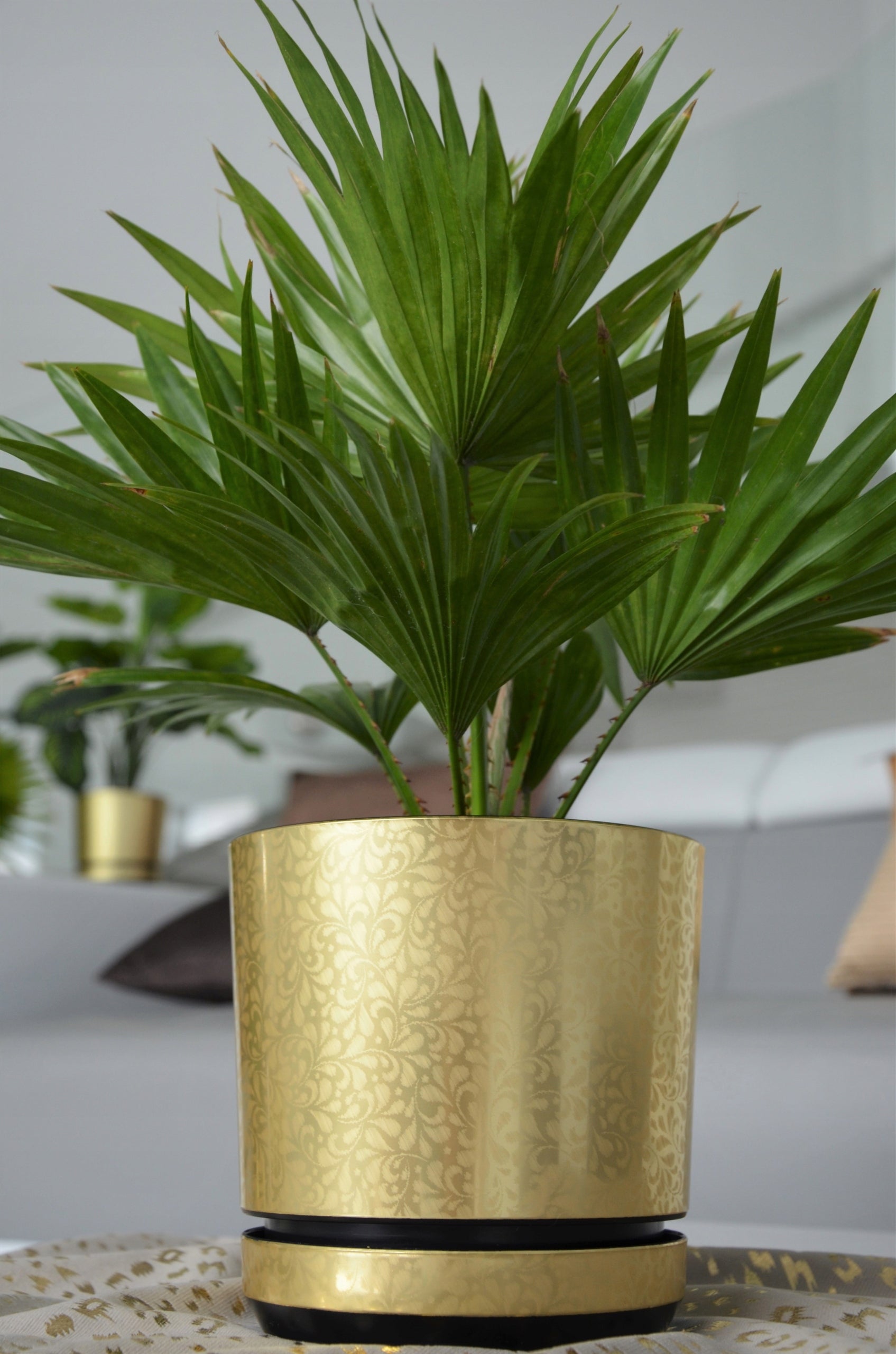 Flower pot pattern GOLDEN LACE 21 lace motif EAN (GTIN) 5906740315525