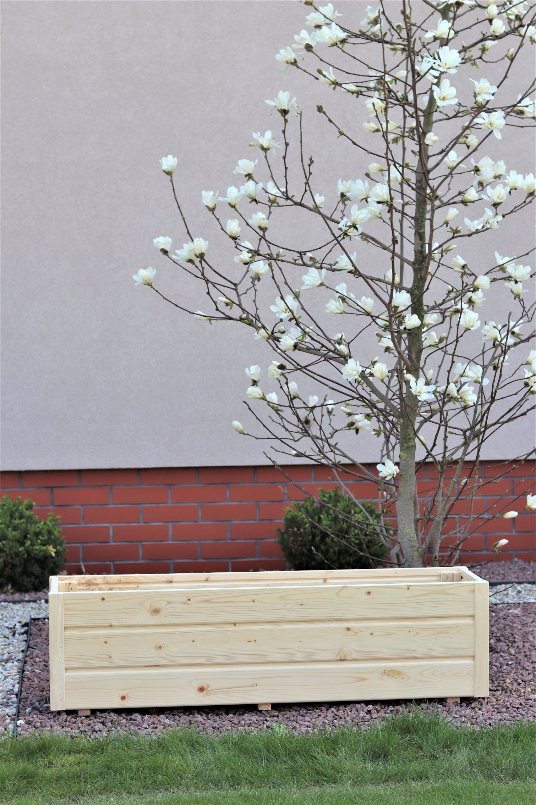 Flower pot wooden planter 150cm sends whole Material wood