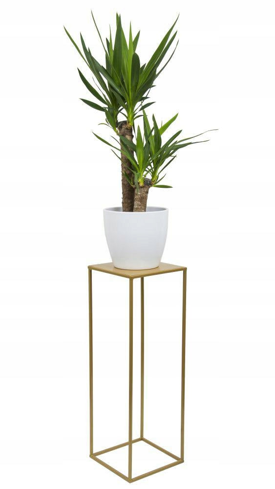 Flower stand for living room pergola 70cm loft gold high metal flowerbed Brand HowHomely