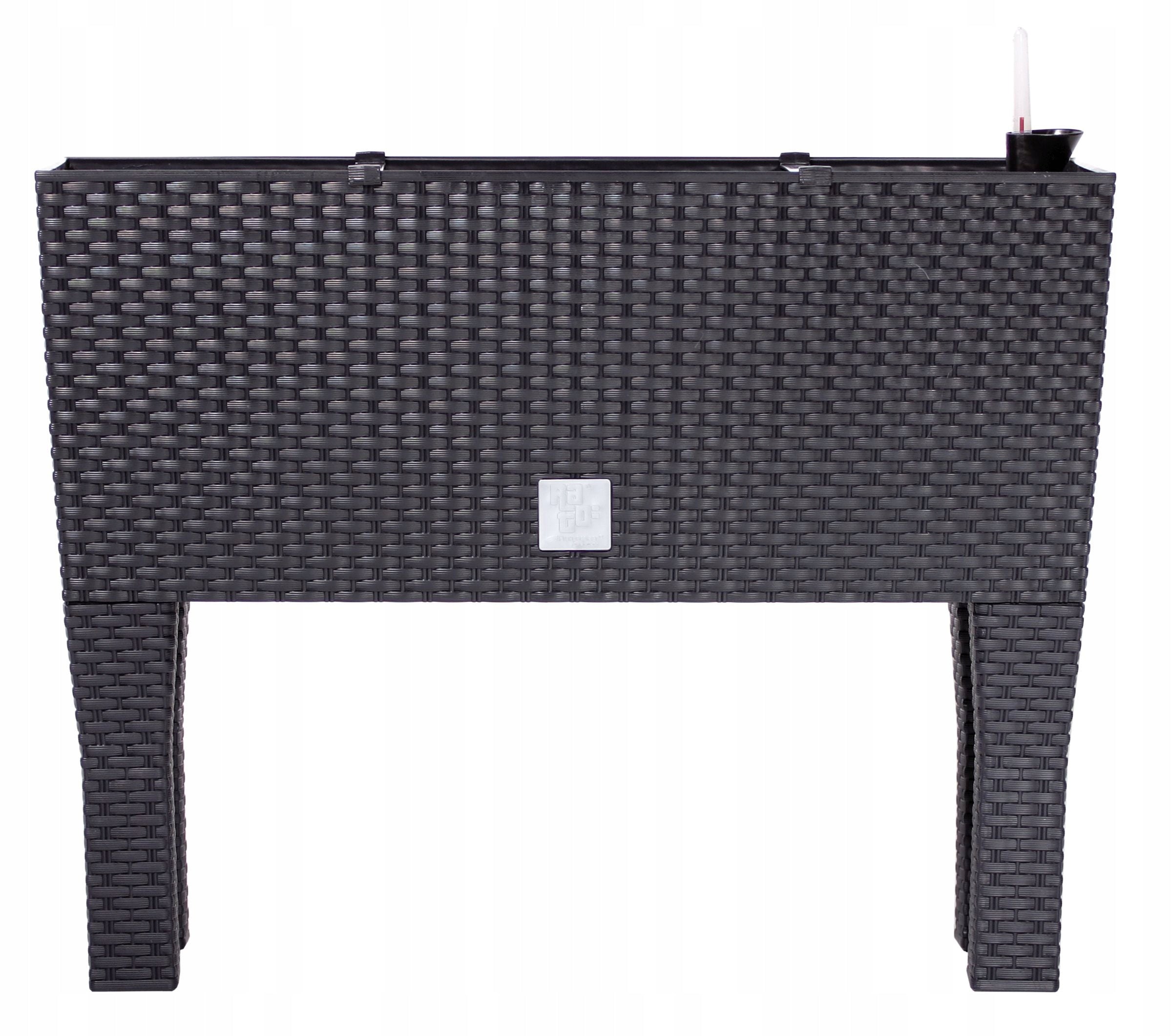 Flowerpot on legs FLOWER BOX anthracite IRRIGATION system