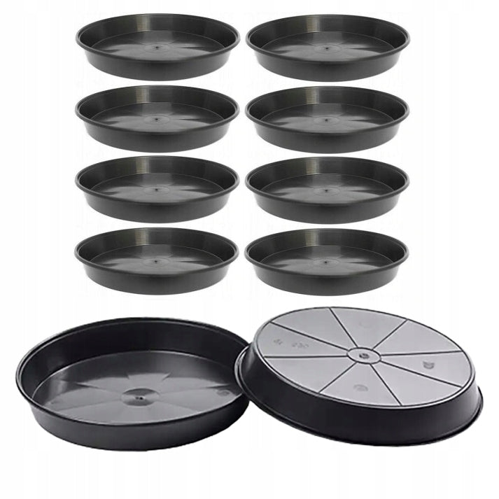 Flowerpot stand, diameter 35 cm, black - PACK OF 10.