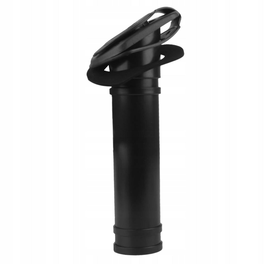 Flush mounted Fishing Rod Holder With Cap Lid Seal For Kayak Boats Black