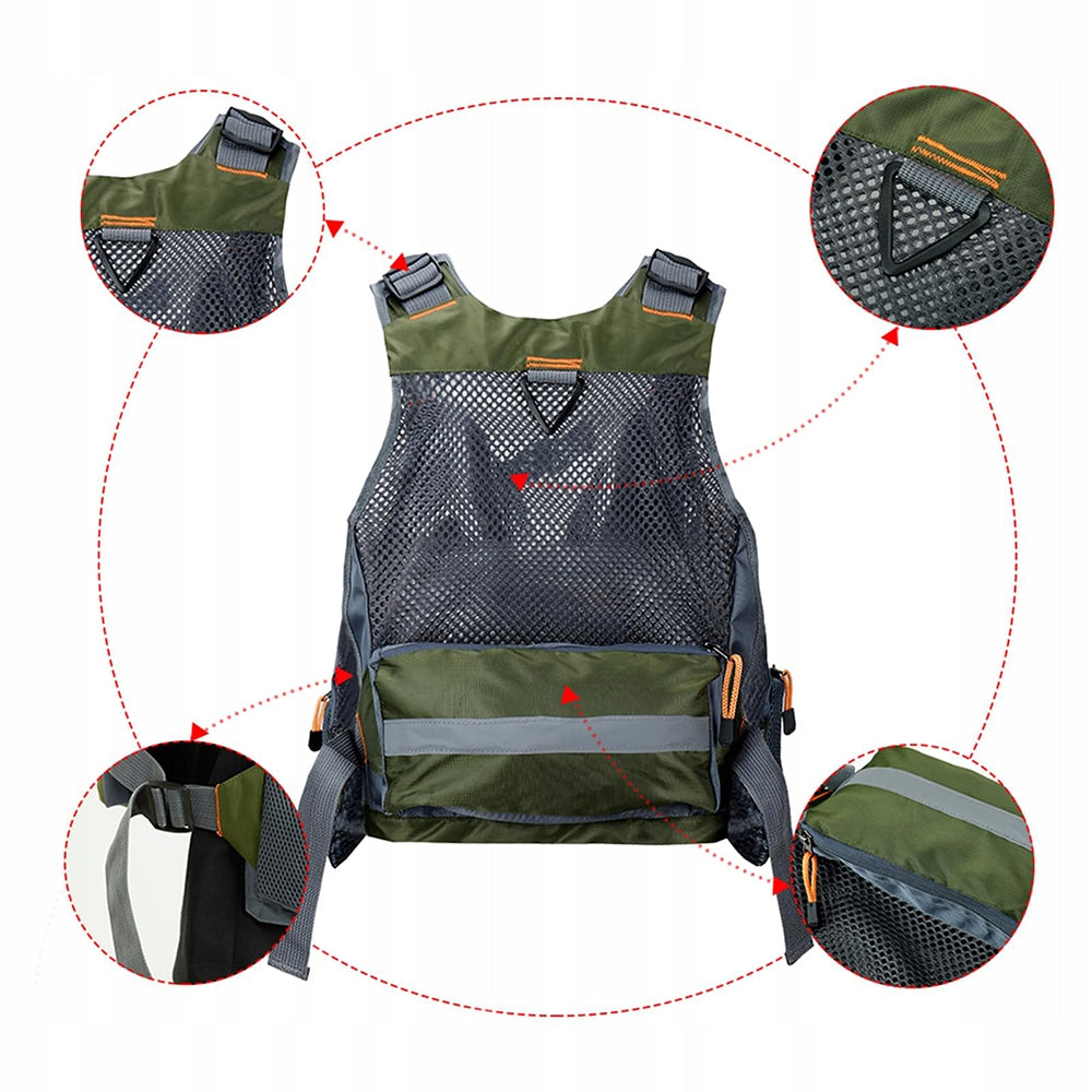 Fly Spinning Fishing Vest for Spinn Fishing Brand no brand