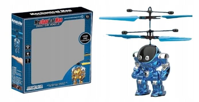 Flying Robot Moss Flying Over Hand Blue Robot Hovering EAN (GTIN) 5906196029083