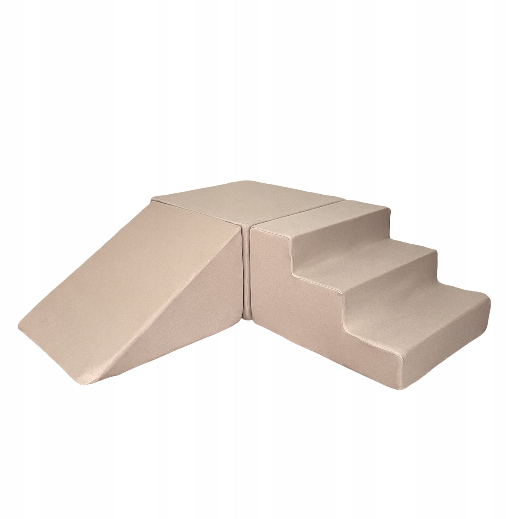 Foam 3-piece square toys MONIO- beige