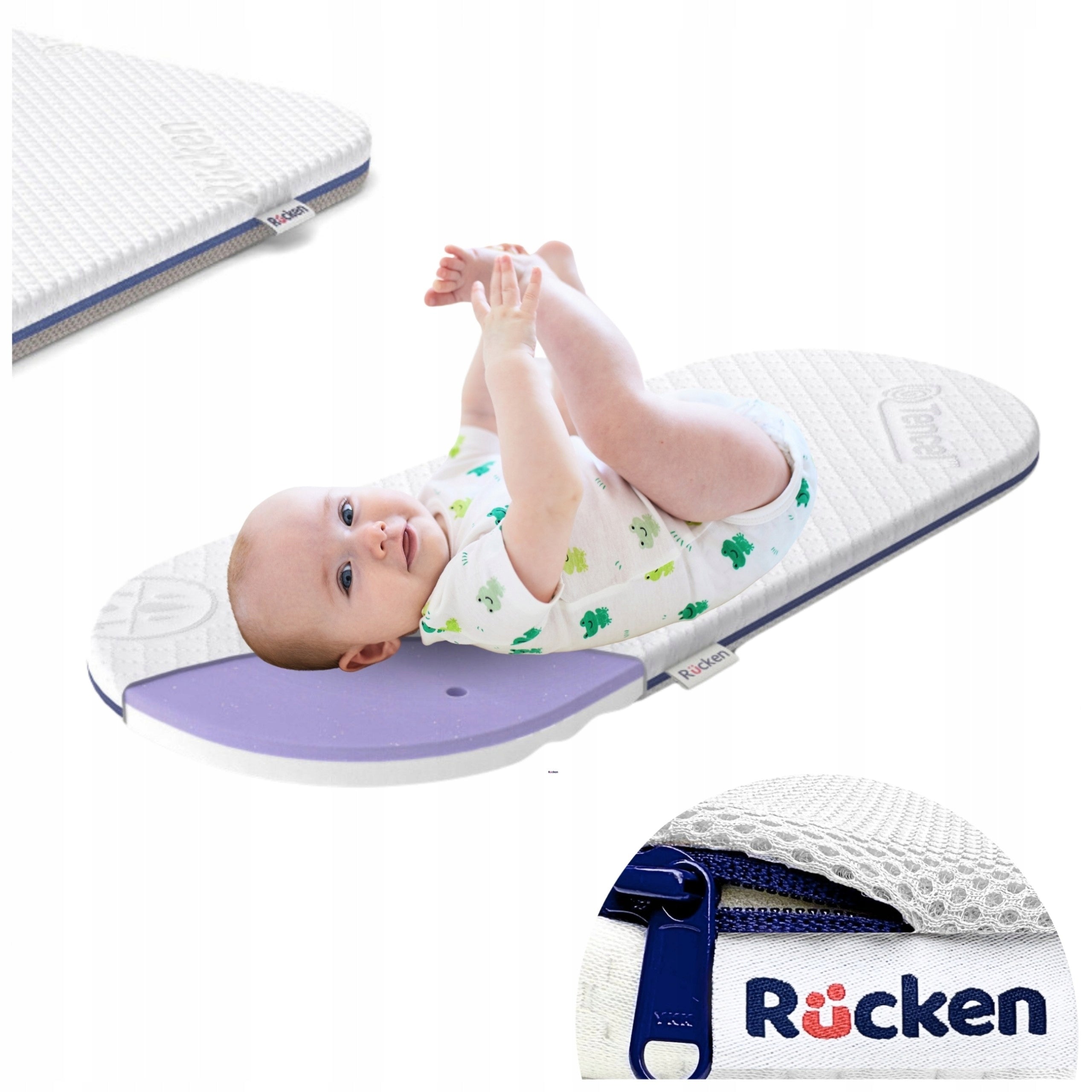 Foam Mattress for Stroller Extra bed Baby Design Husky Antibacterial 73x31