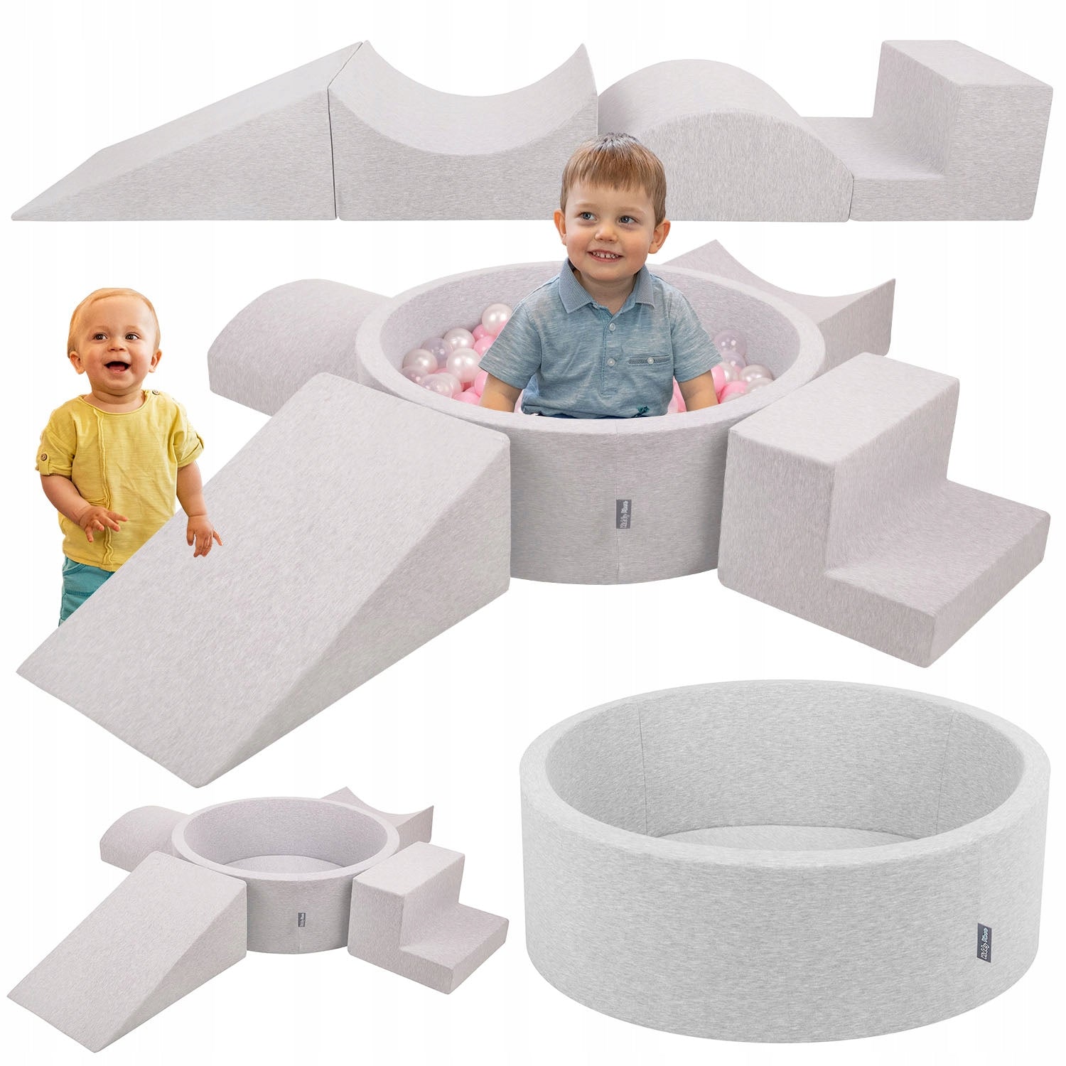 Foam Set Square Toys FOR CHILDREN 300 balls KiddyMoon PPZP-OK30D-115