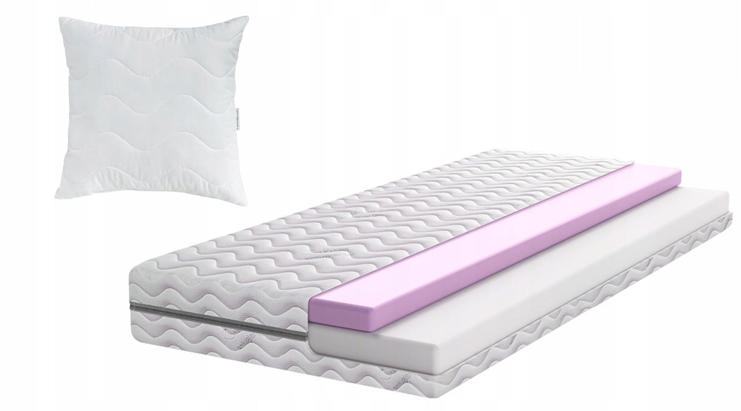Foam mattress for children PUR VISCO MEMORY 90x160 JUNIOR H2 H3