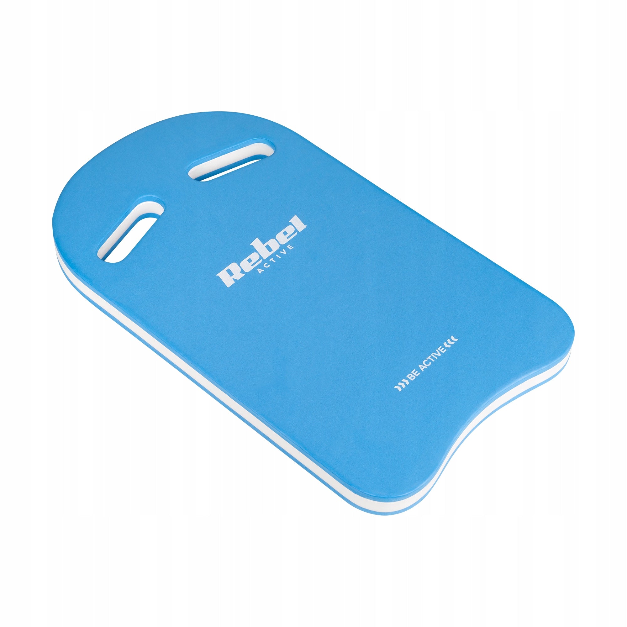 Foam swimming board for swimming pool learning light with hole REBEL ACTIVE