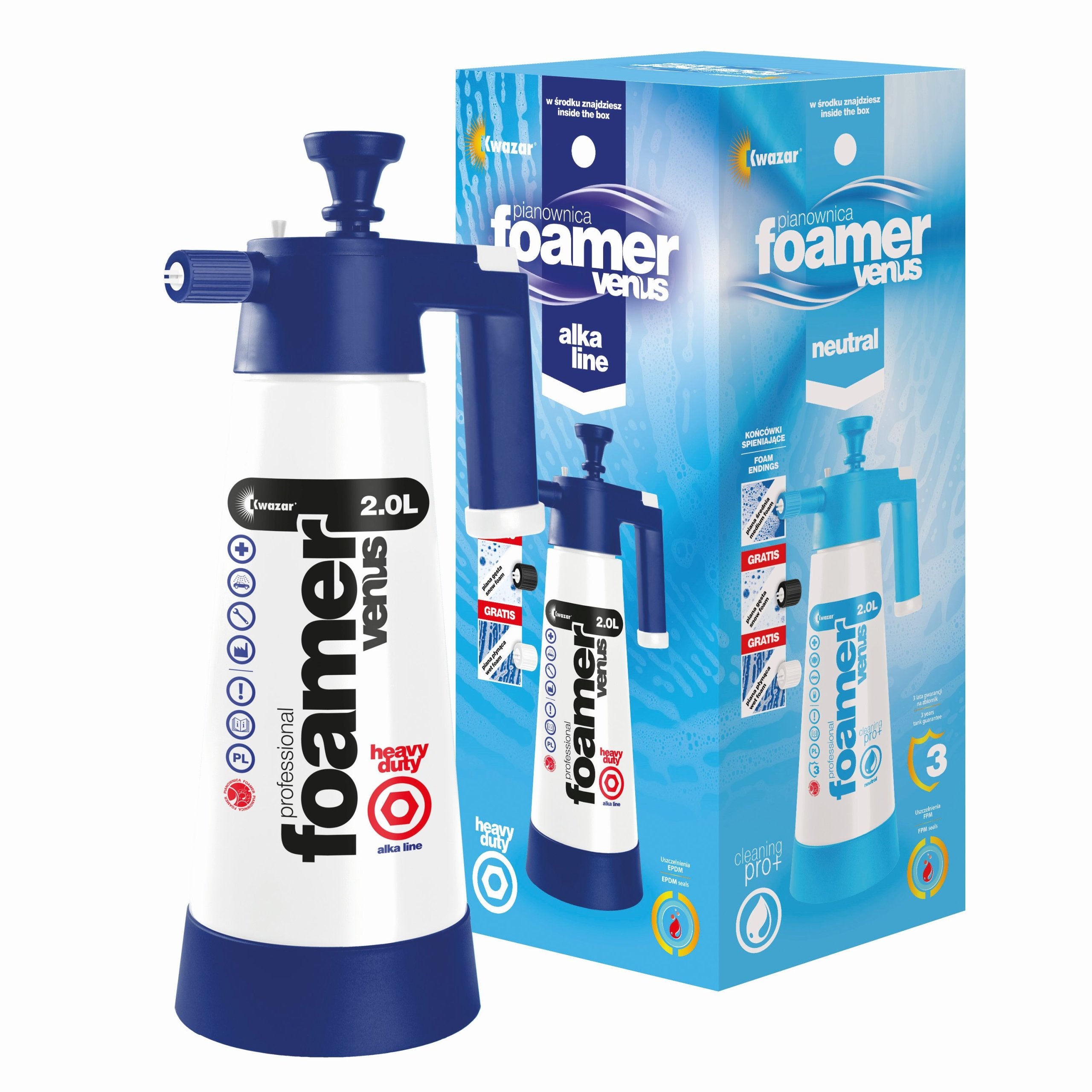 Foamer Kwazar VENUS Alkaline 2L + Tips