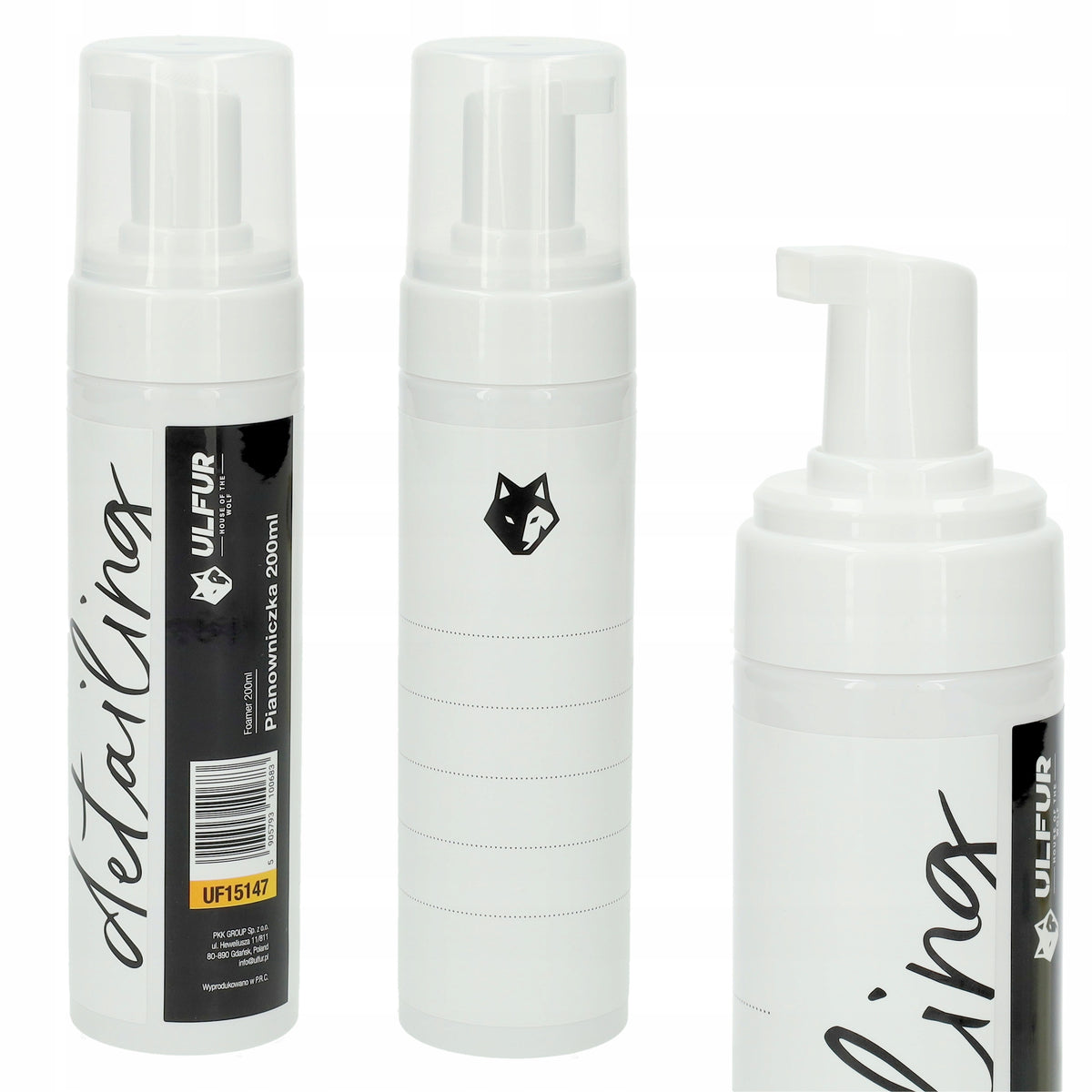 Foamer White 200ml Ulfur Foamer for Cleaning Leather Upholstery