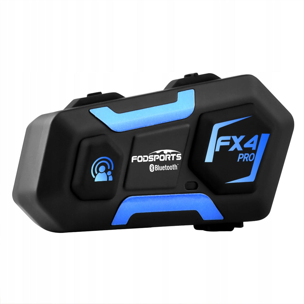 Fodsports FX4 Pro Motorcycle Intercom BT5.0+4 Rider+1000m+FM +Micro-5P USB Manufacturer's catalog number 0850033996180