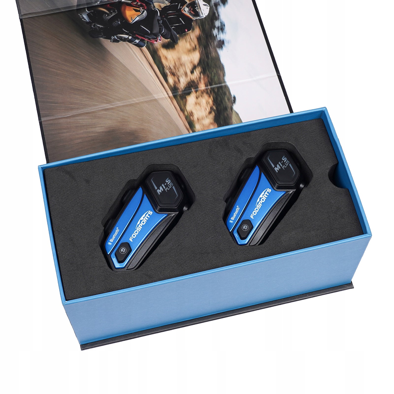 Fodsports M1-S Plus Motorcycle Intercom for up to 10 Motorcyclist,FM Radio EAN (GTIN) 0850033996067
