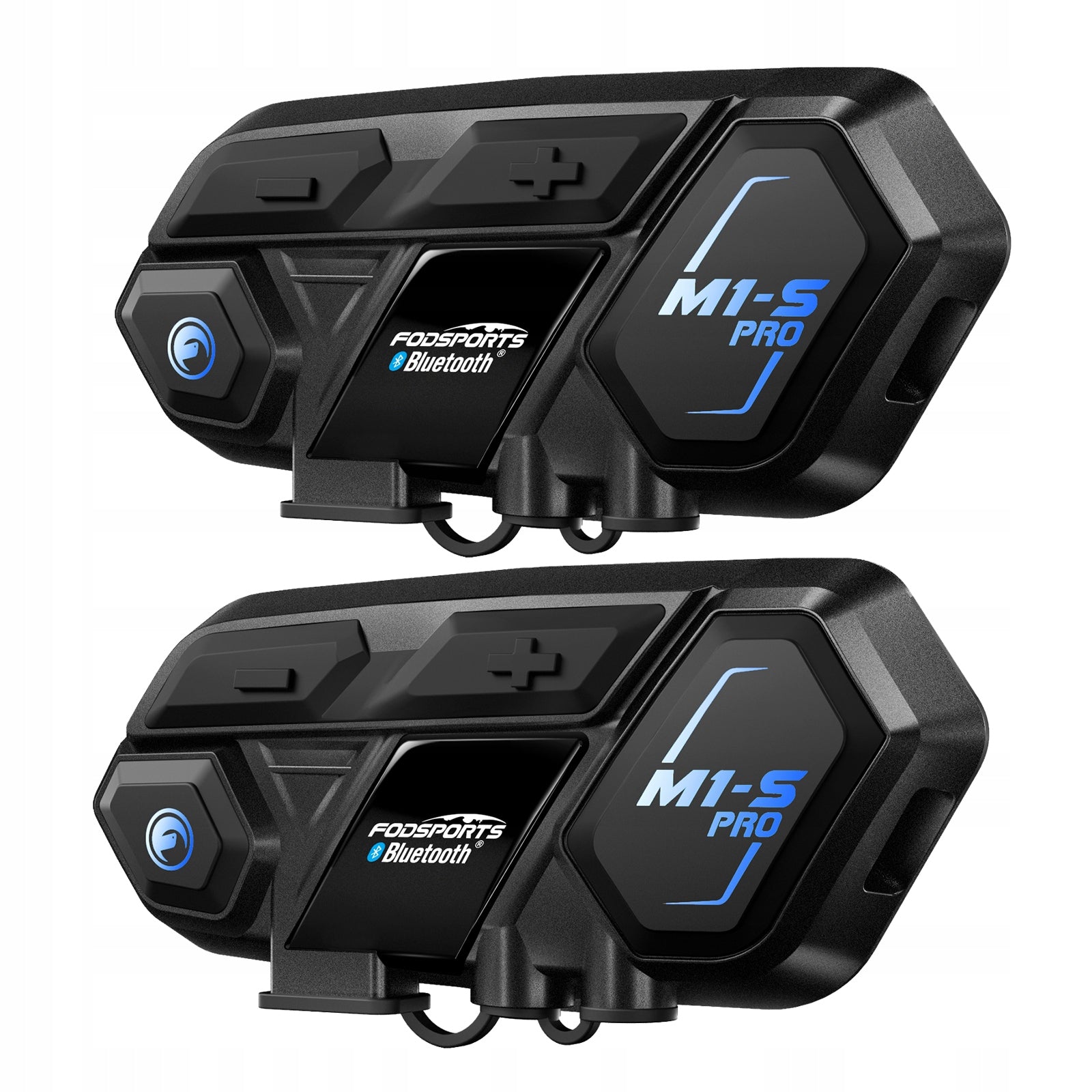 Fodsports M1-S Pro Motorcycle INTERKOM Bluetooth for 10 Riders 2000M+APP