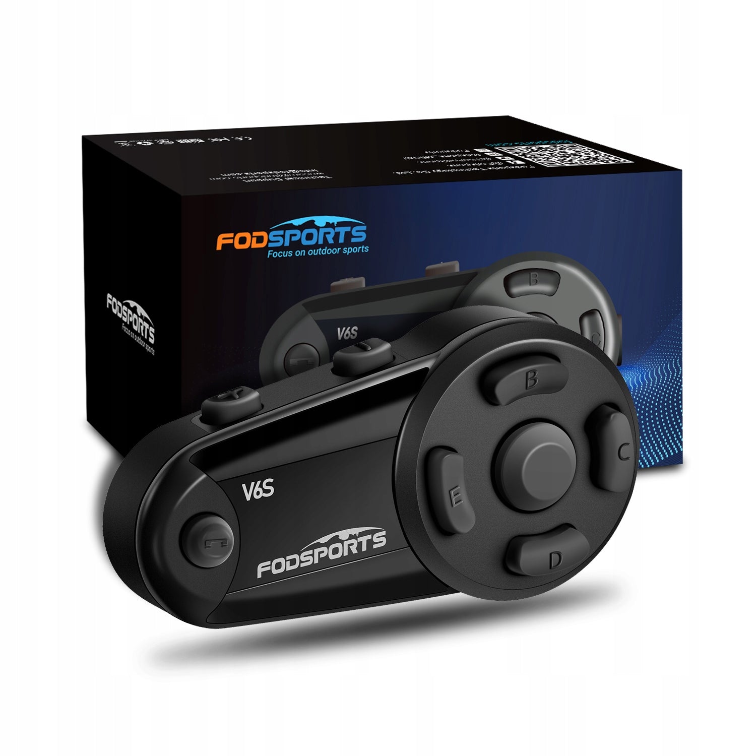 Fodsports V6S Motorcycle Bluetooth 5.0 INTERCOM (1 Unit )
