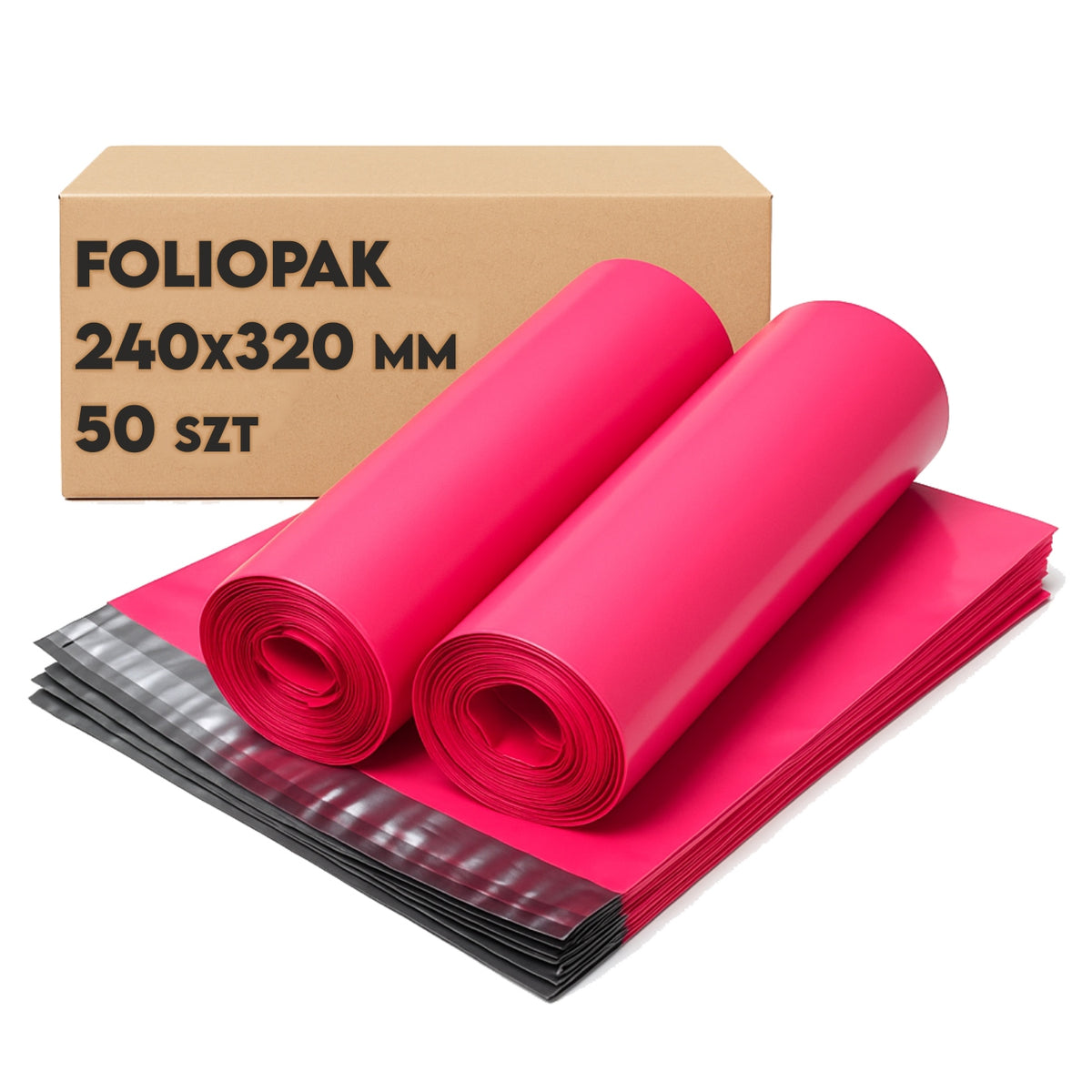 Foil Packs courier PINK 240x320 50 PCS