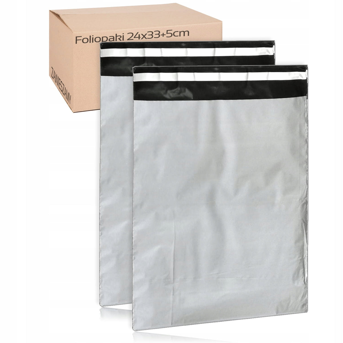 Foil Packs courier envelopes strong self-adhesive PACK Grey 100 pieces