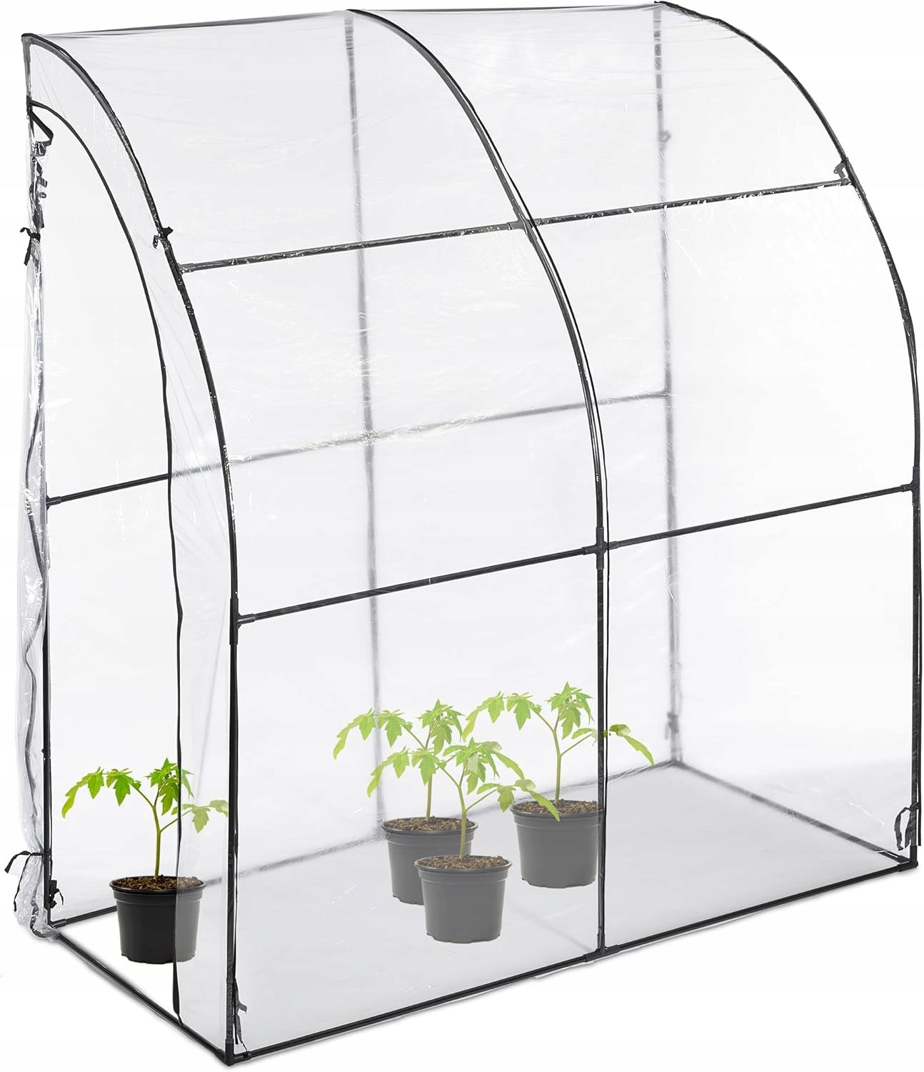 Foil Tunnel Wall Mounted GARDEN GREENHOUSE 2x1m FOIL 2m2 VEGETABLES