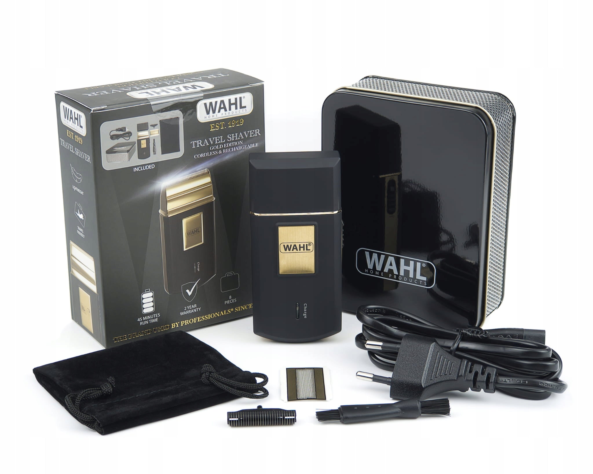 Foil shaver Wahl 7057-016 Travel Shaver 3615 GOLD Edition Packaging status original