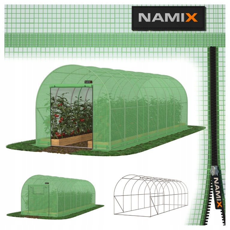Foil tunnel greenhouse 3x8 m 24m² height 2,5m