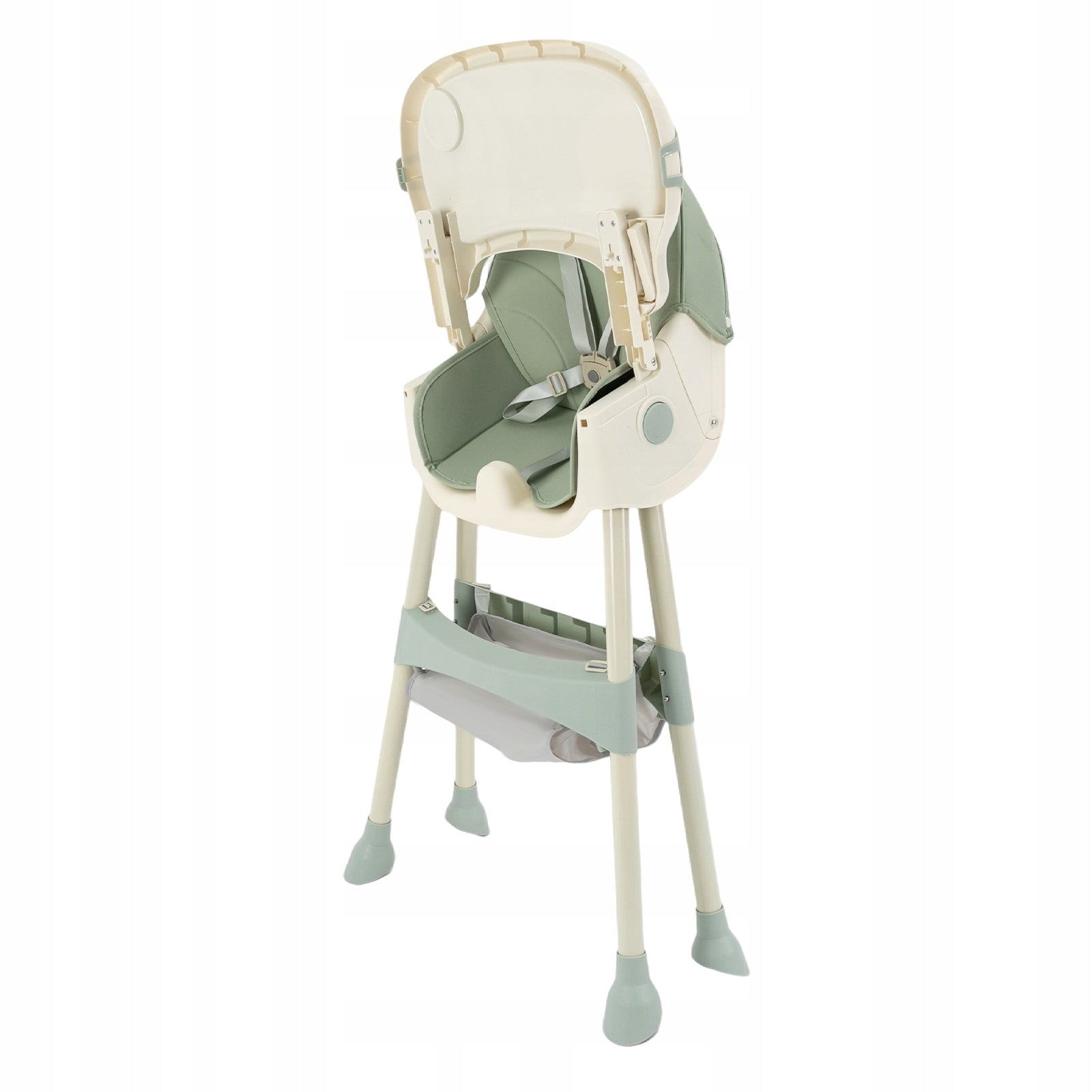 Foldable 2-in-1 Baby High Chair and Rocking Chair - Gray Brand no brand