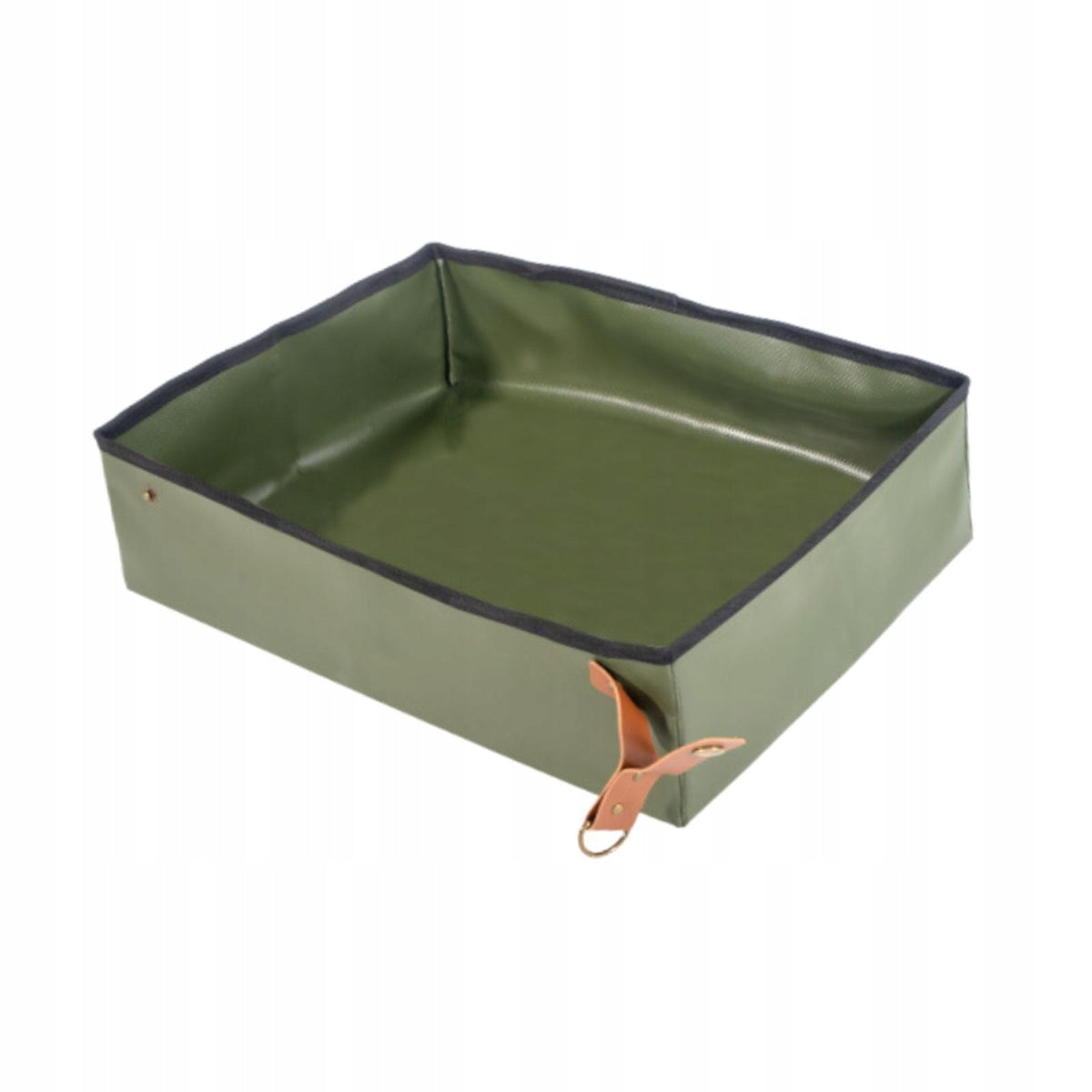 Foldable Cat Litter Box Travel Easy to Clean Cat Sand Box S 40cmx30cmx10cm