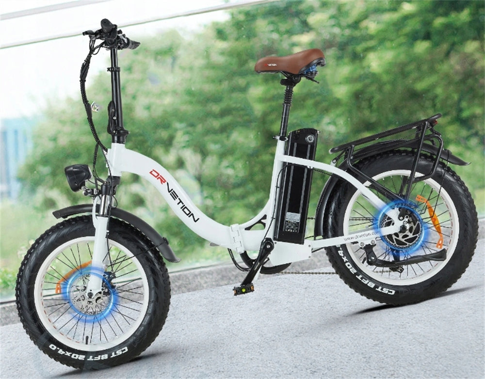 Foldable Electric vehicle Drvetion CT20 PRO 1000W 20" Hydraulic Brake Manufacturer code Drvetion CT20 PRO 15AH white