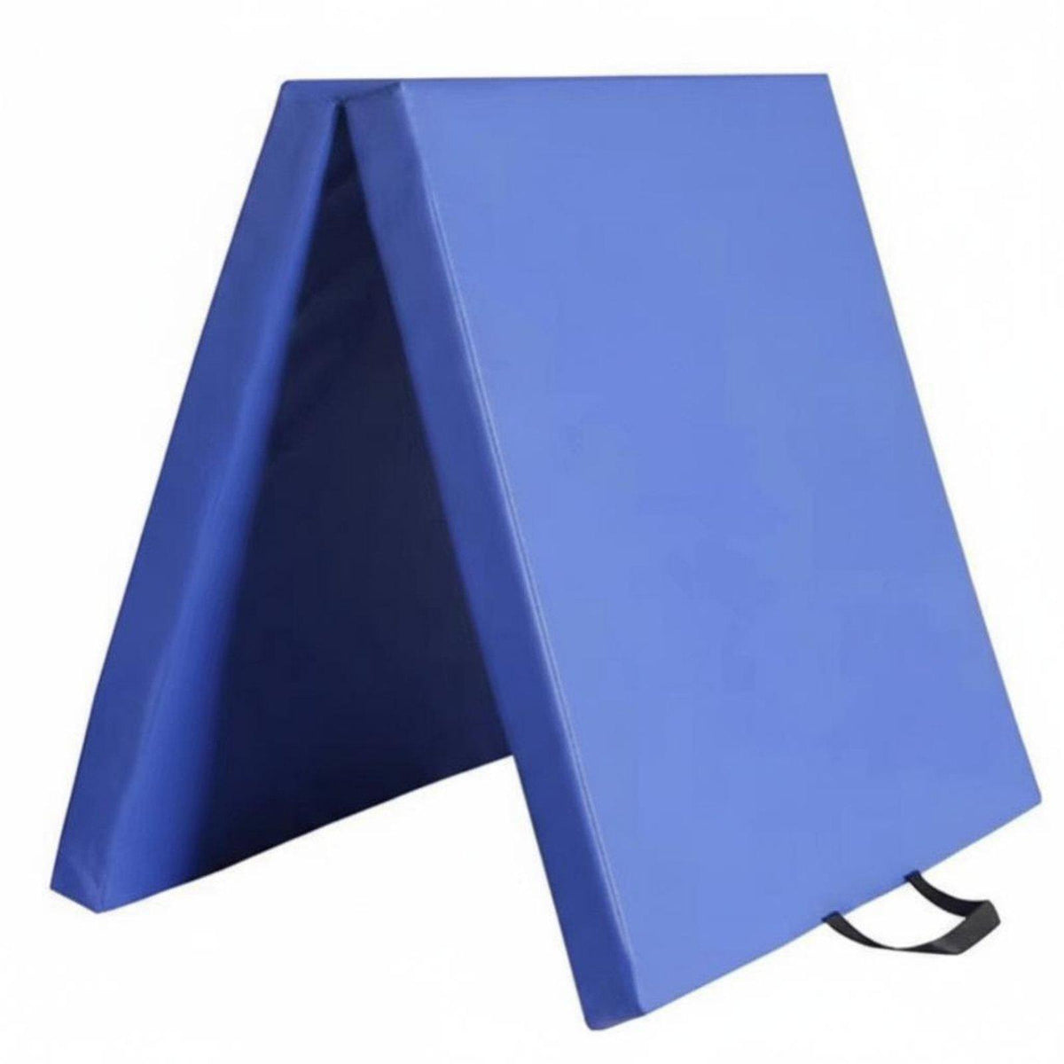 Foldable Exercise Sponge Pad Gym Foldable Mat stage Folding Thick Blue