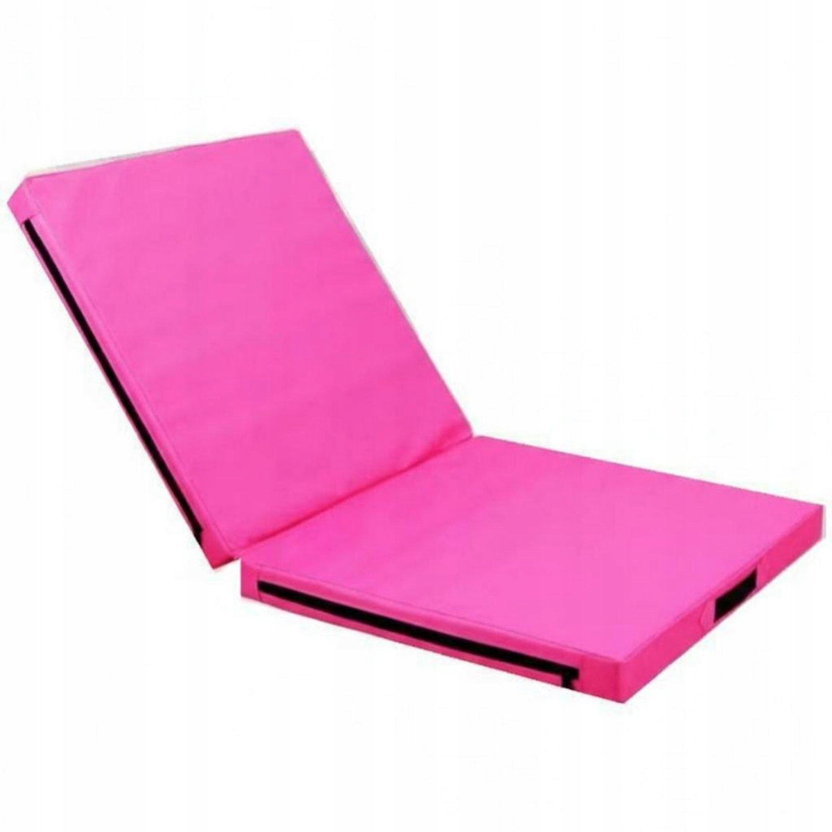 Foldable Exercise Sponge Pad Gym Foldable Mat stage Folding Thick Pink