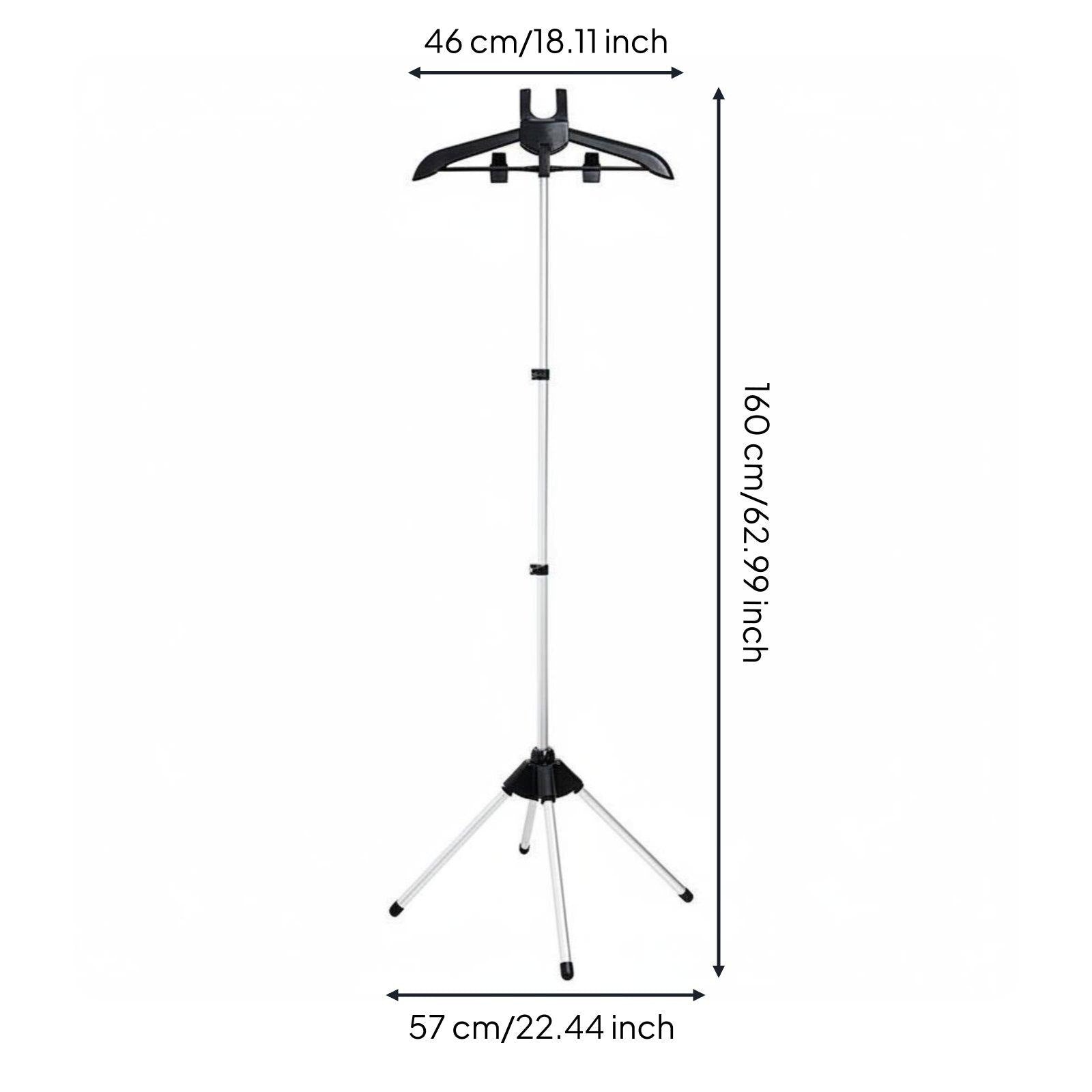 Foldable Garment Steamer Rack Saving Space Foldable Ironing Stand Black Brand no brand