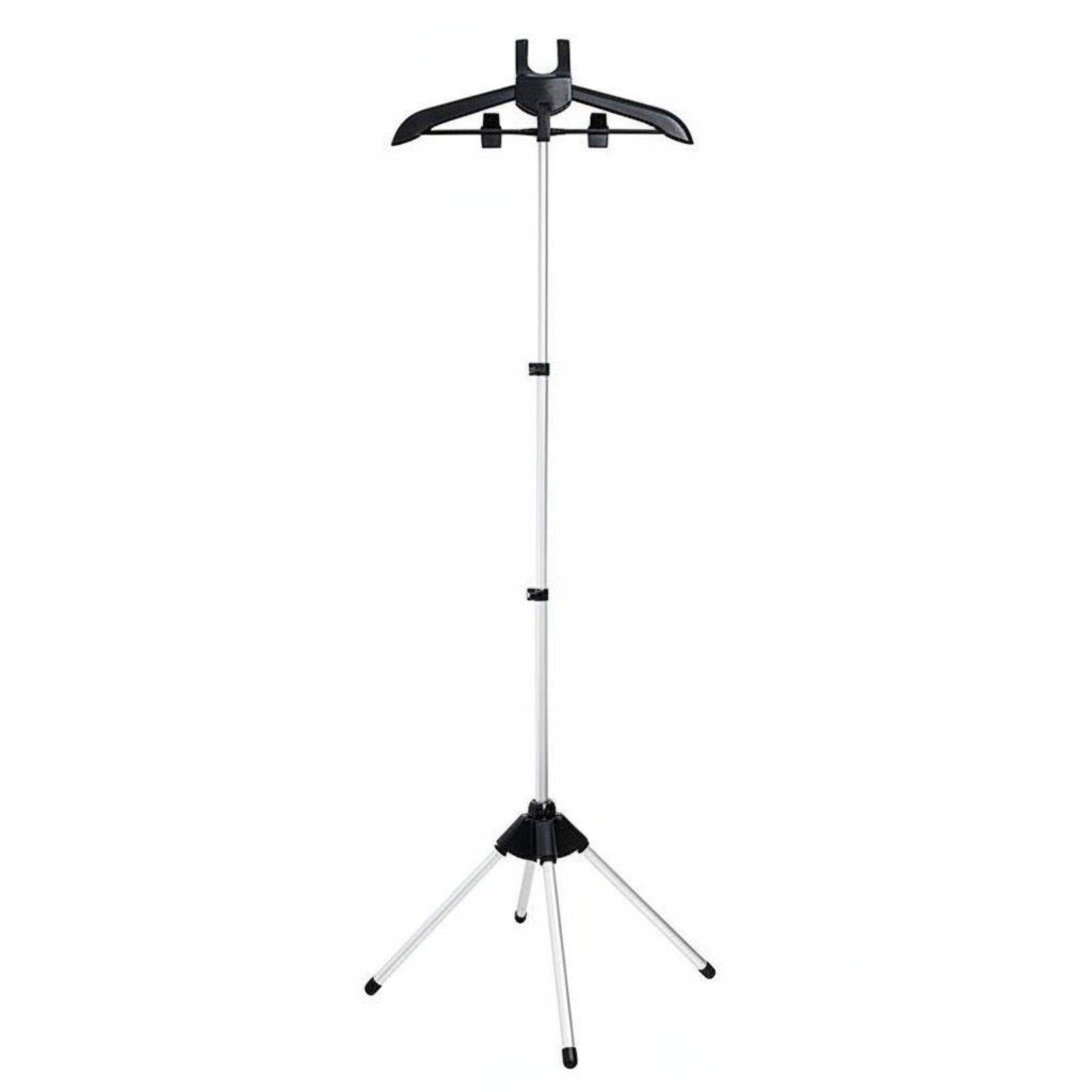 Foldable Garment Steamer Rack Saving Space Foldable Ironing Stand Black