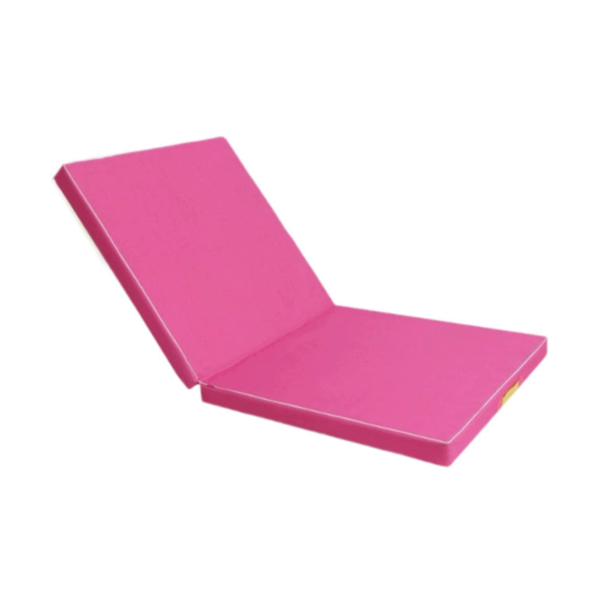 Foldable Gymnastics Mat, Children's Play Mat with Horizontal Bar, Pink