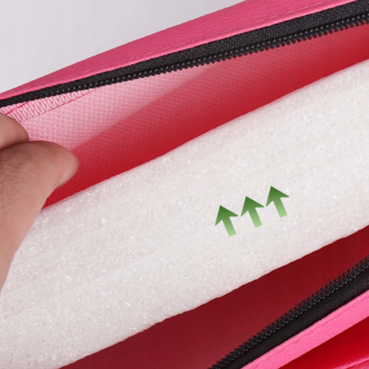 Foldable Gymnastics Mat, Muscle Training, Foldable Stretch Mat, Pink Packaging status original