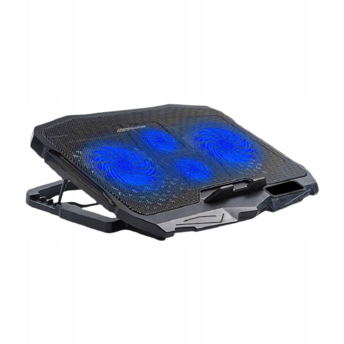 Foldable Laptop Cooling Pad Notebook Cooler Adjustable Height With 4 Fans