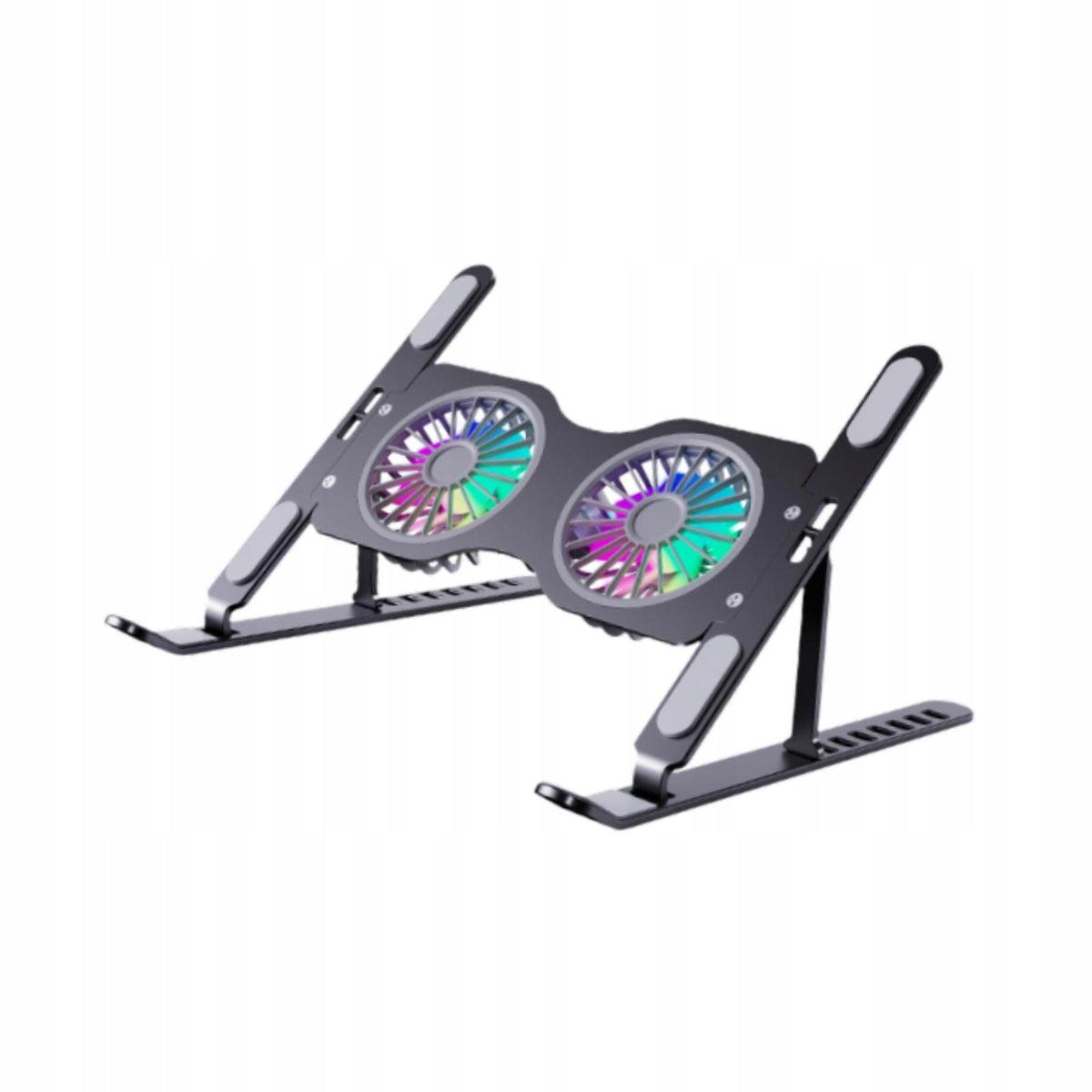 Foldable Laptop Stand Laptop Cooling Pad Support Multi angle Laptop Black