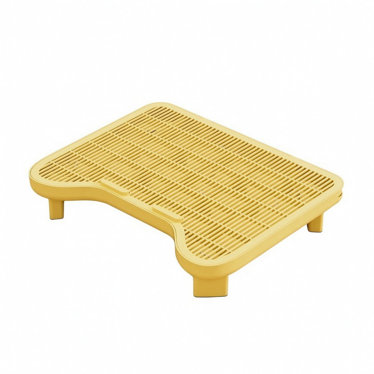 Foldable Litter Mat with Grate Washable Cat Litter Tracking Mat Adjustable