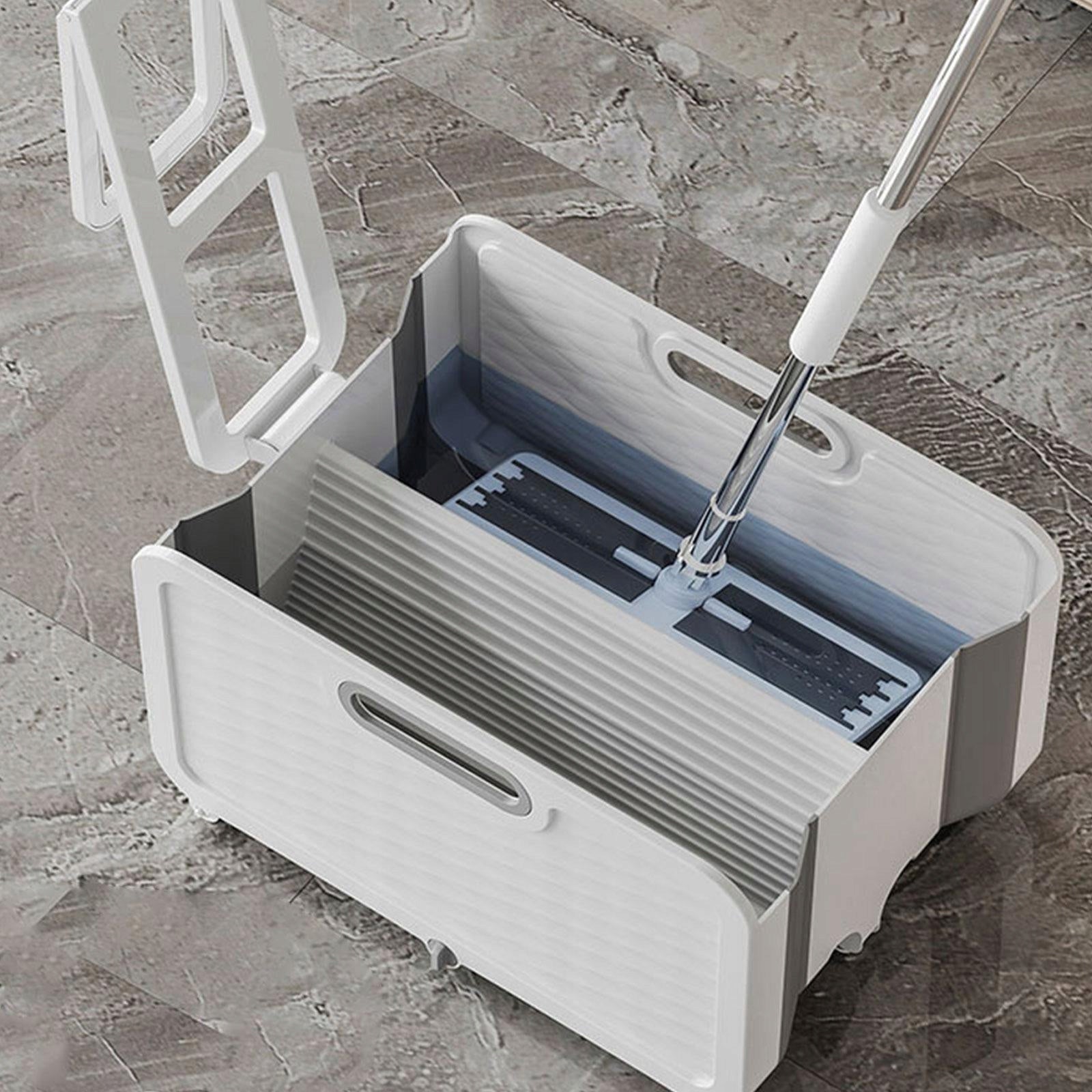 Foldable Mop Bucket with Handle Convenient Collapsible Bucket Double barrel Brand no brand