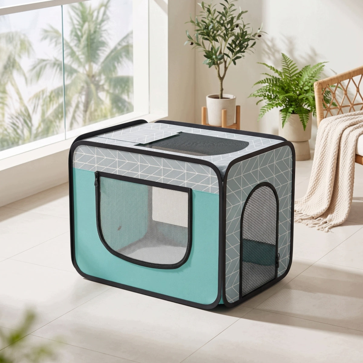 Foldable Pet Dryer Box Breathable Pet Drying Box Ventilated Packaging status original