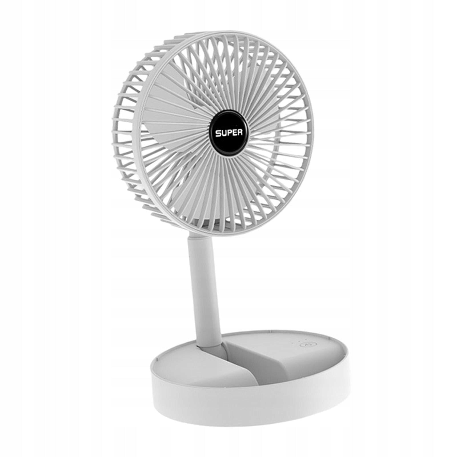 Foldable Telescopic Fan Foldaway Adjustable 1Pcs Brand no brand