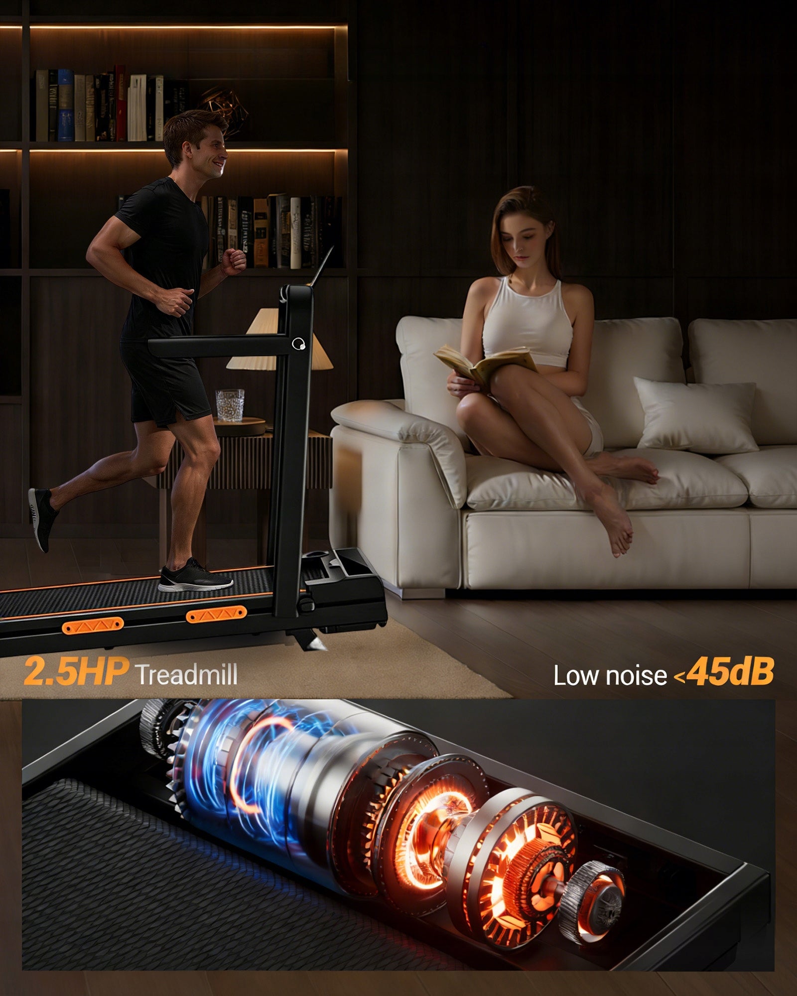Foldable Treadmill for Home Use 12 km/h Kind electric