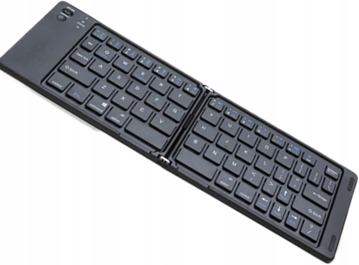 Foldable Wireless Keyboard, Rechargeable Folding Key Board, Low Noise